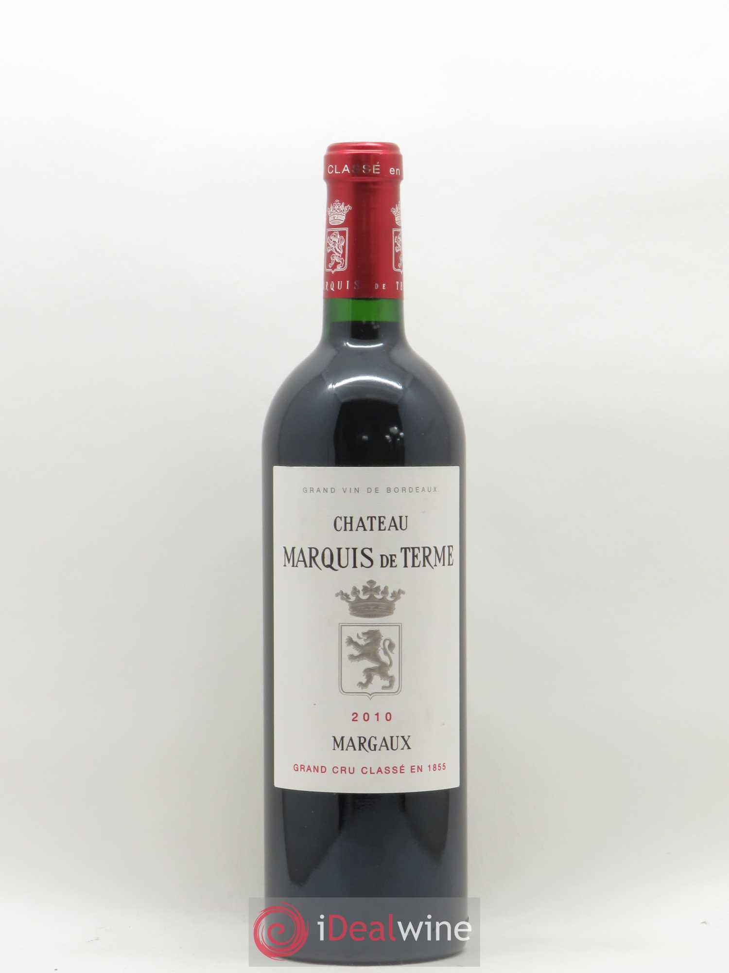 Château Marquis de Terme 4ème Grand Cru Classé 2010 - Lot de 1 bouteille - 0