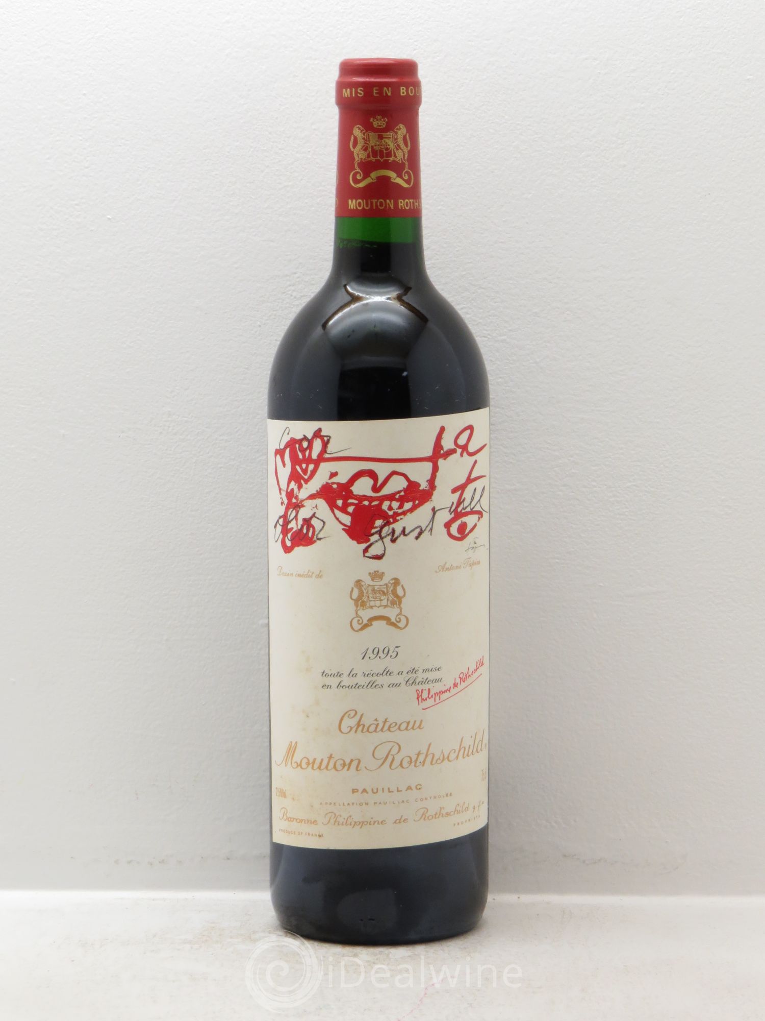 Château Mouton Rothschild 1er Grand Cru Classé 1995 - Lot de 1 bouteille - 0