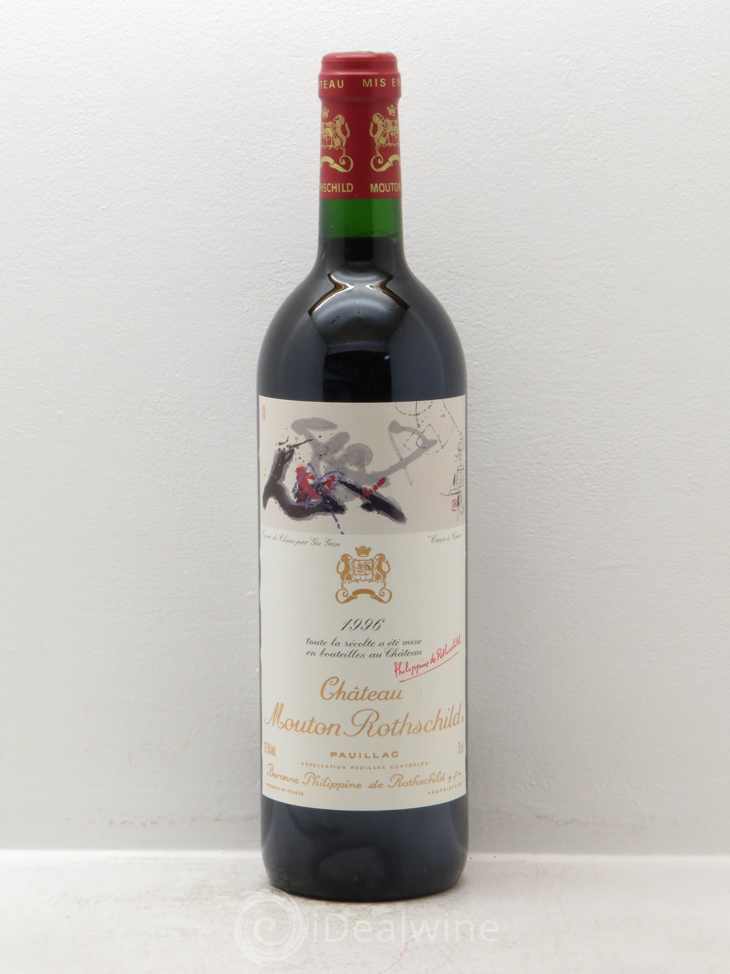 Château Mouton Rothschild 1er Grand Cru Classé 1996 - Lot de 1 bouteille - 0