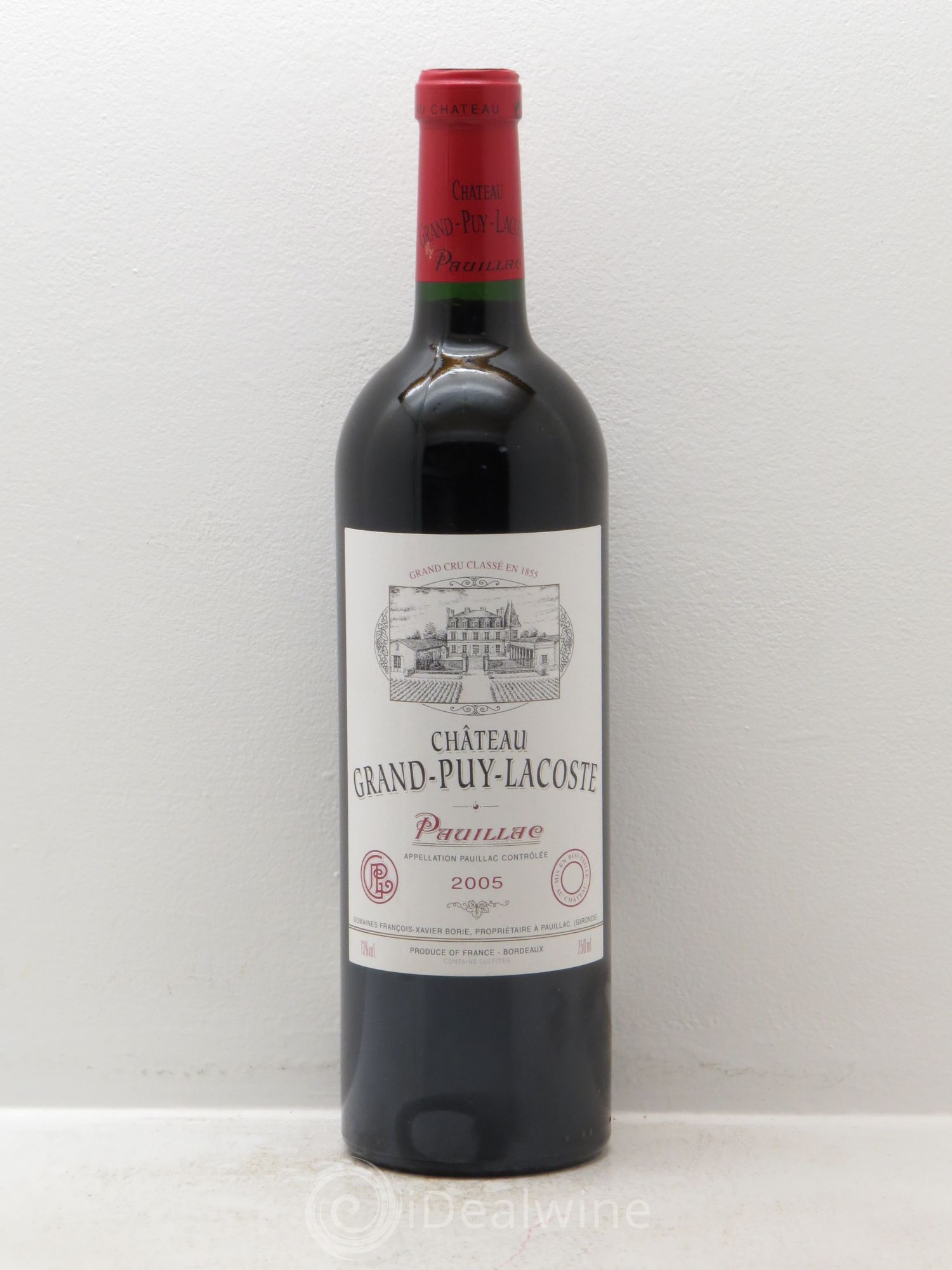 Château Grand Puy Lacoste 5ème Grand Cru Classé 2005 - Lot de 1 bouteille - 0