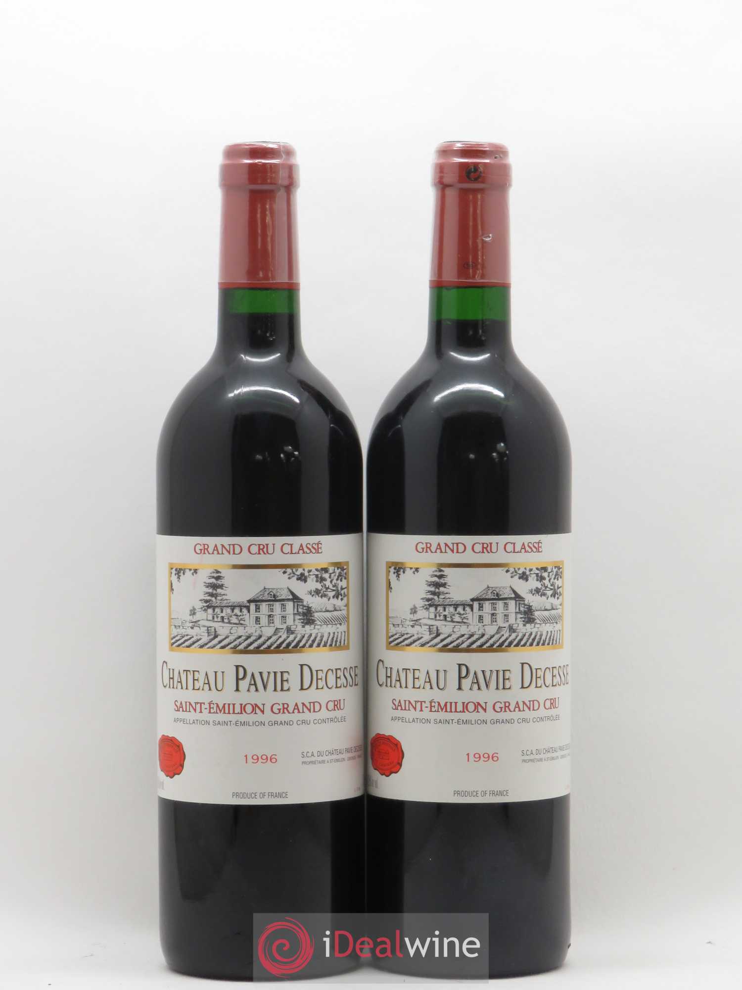 Château Pavie Decesse Grand Cru Classé 1996 - Lot de 2 bouteilles - 0