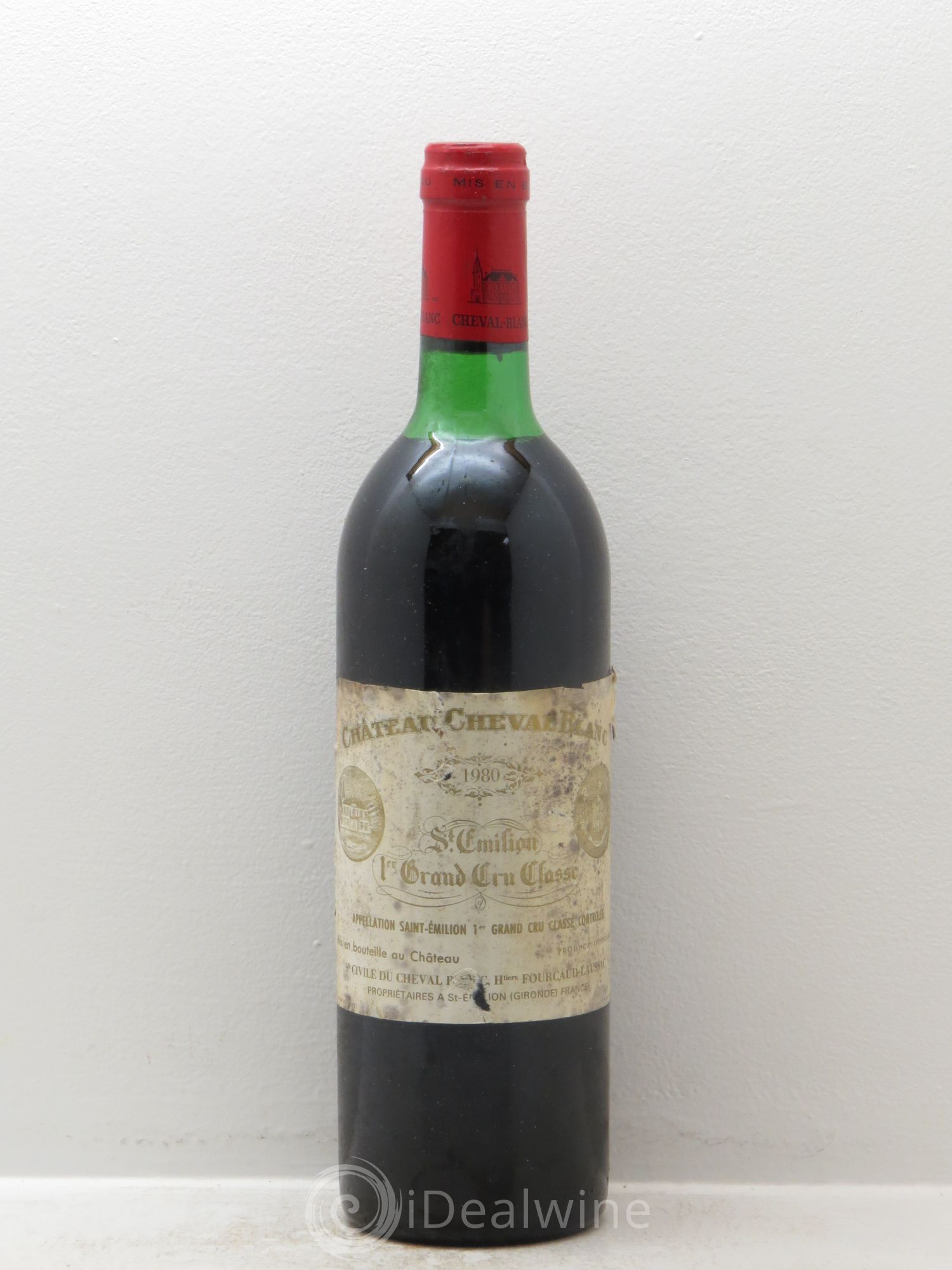 Château Cheval Blanc 1er Grand Cru Classé A 1980 - Lot de 1 bouteille - 0