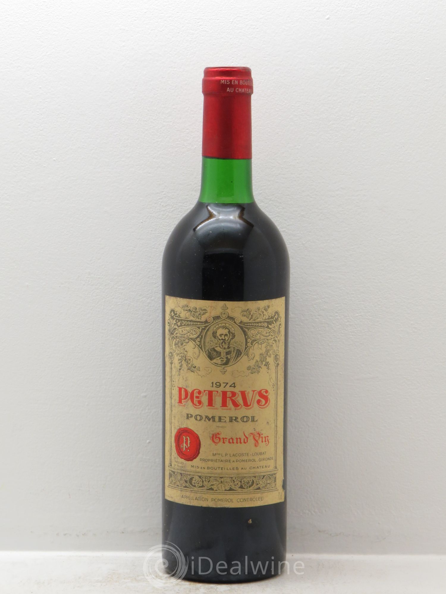 Petrus 1974 - Lot de 1 bouteille - 0