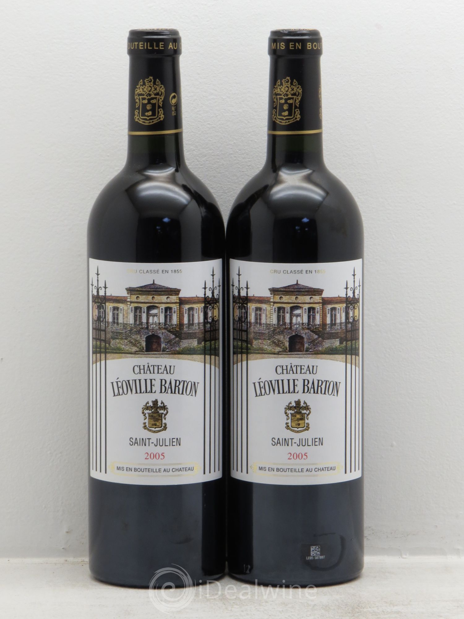 Château Léoville Barton 2ème Grand Cru Classé 2005 - Lot de 2 bouteilles - 0
