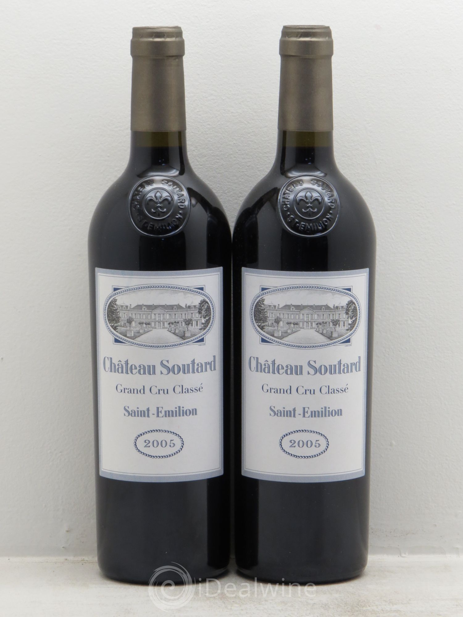 Château Soutard Grand Cru Classé 2005 - Lot de 2 bouteilles - 0