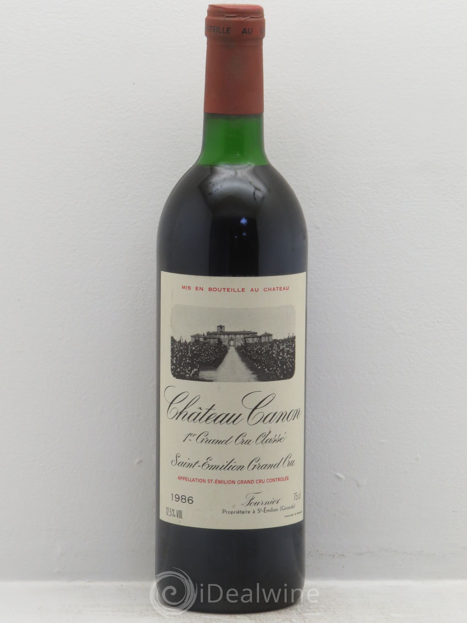 Château Canon 1er Grand Cru Classé B 1986 - Lot de 1 bouteille - 0