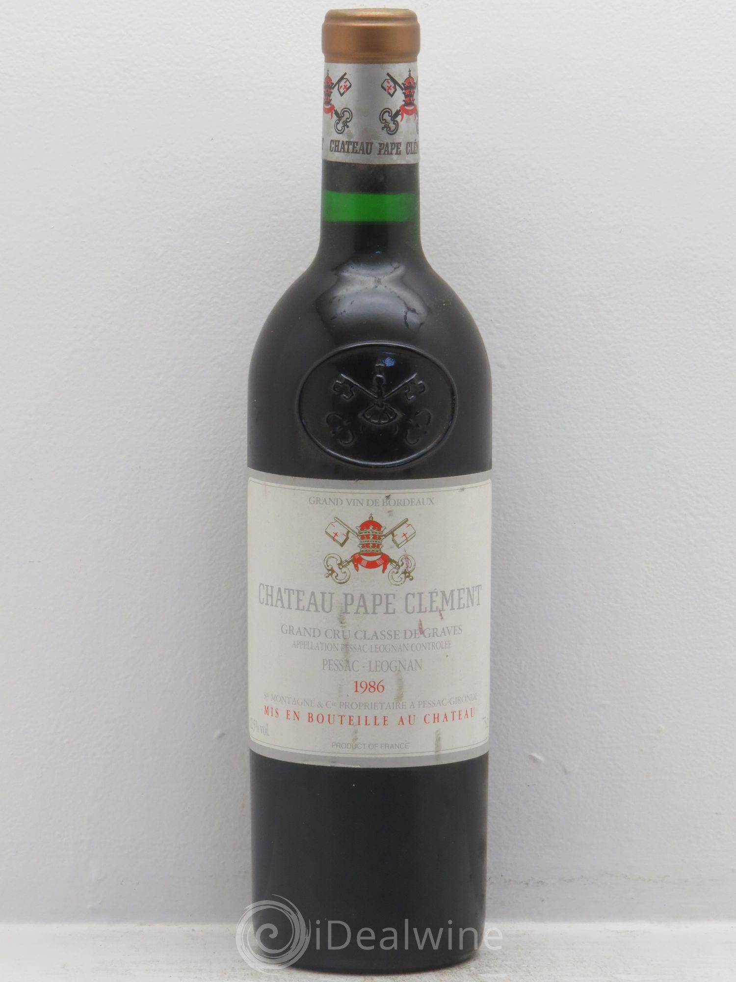 Château Pape Clément Cru Classé de Graves 1986 - Lot de 1 bouteille - 0