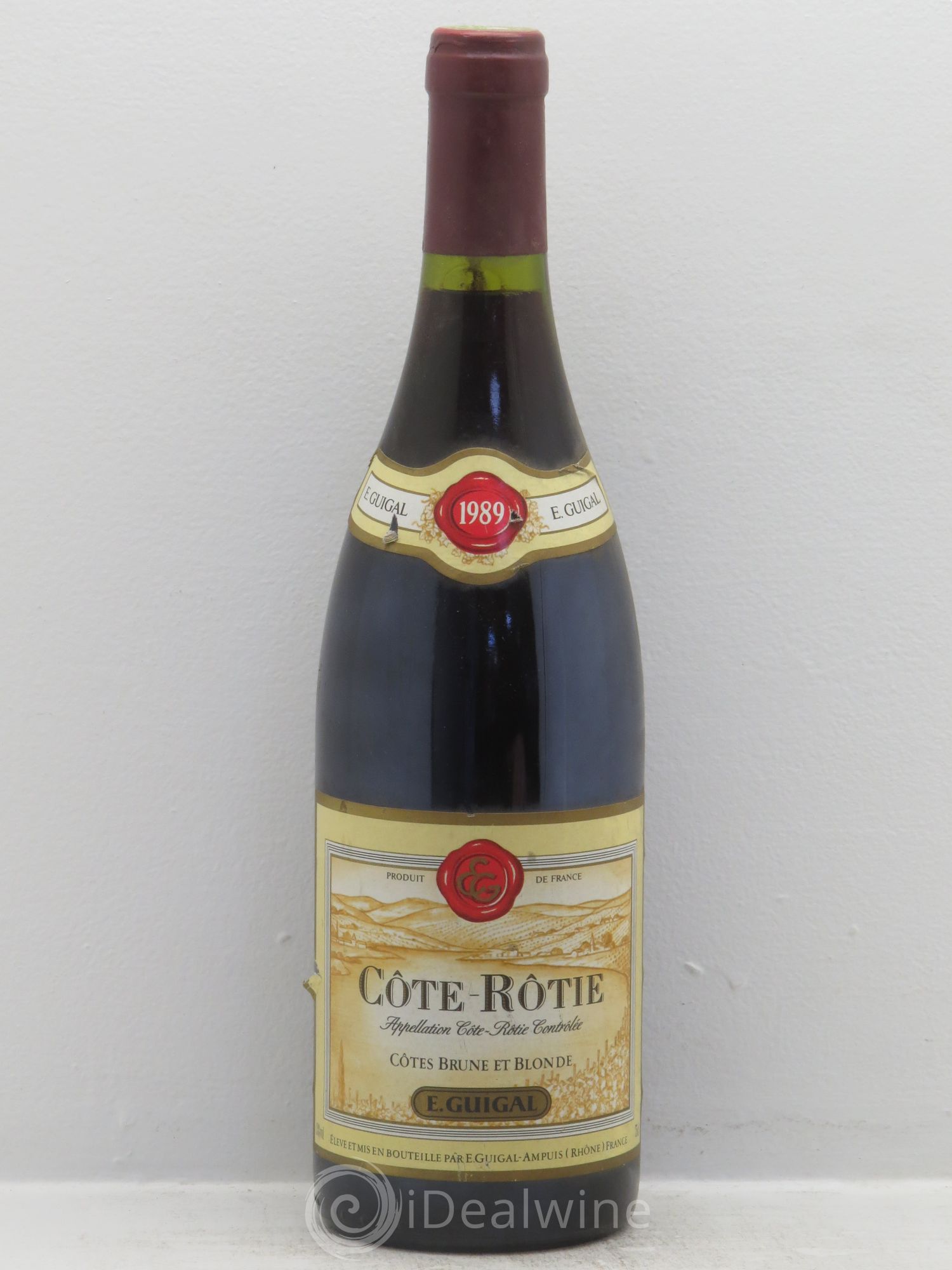 Côte-Rôtie Côtes Brune et Blonde Guigal 1989 - Lot de 1 bouteille - 0