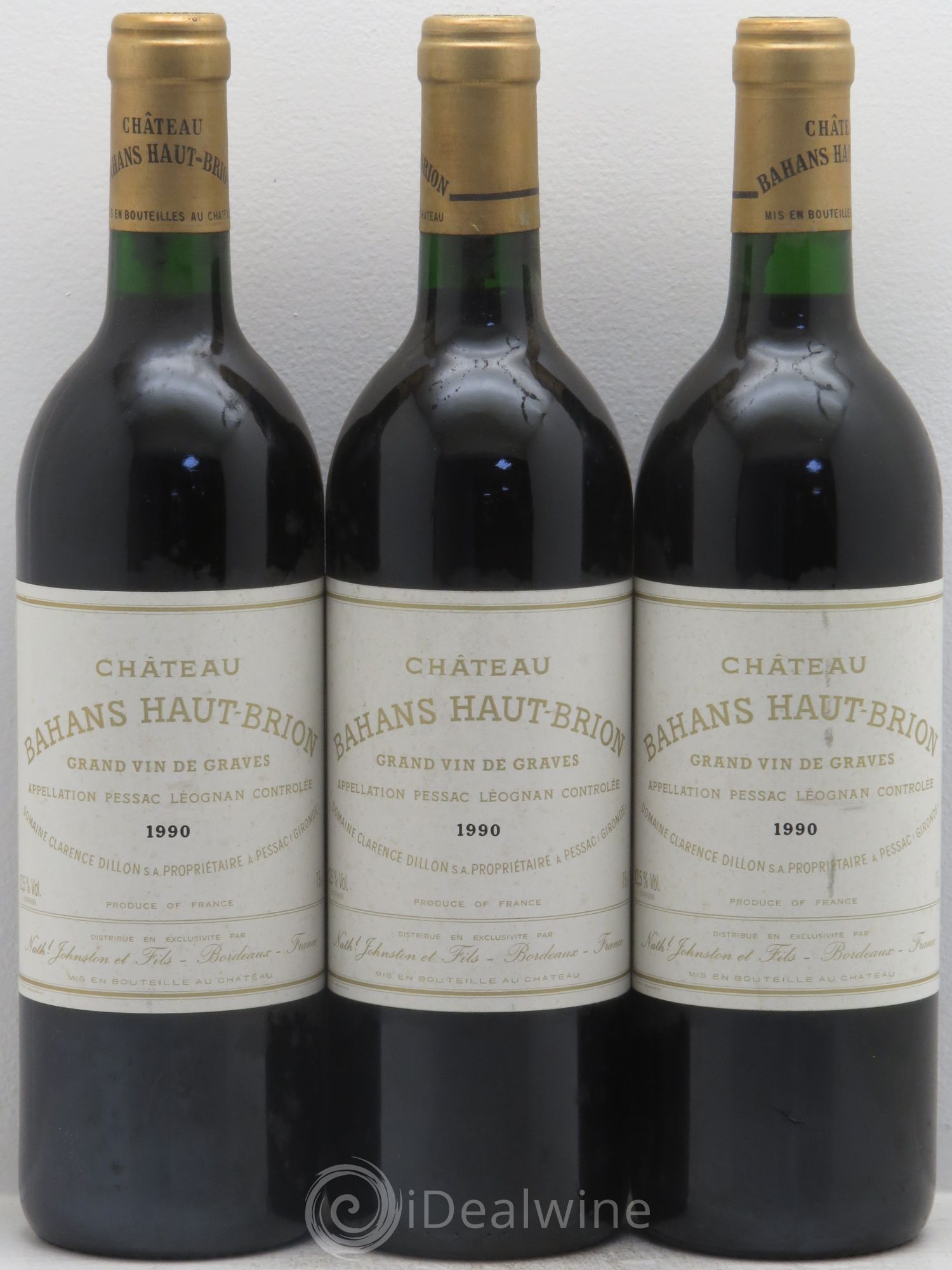 Clarence (Bahans) de Haut-Brion Second Vin 1990 - Lot de 3 bouteilles - 0