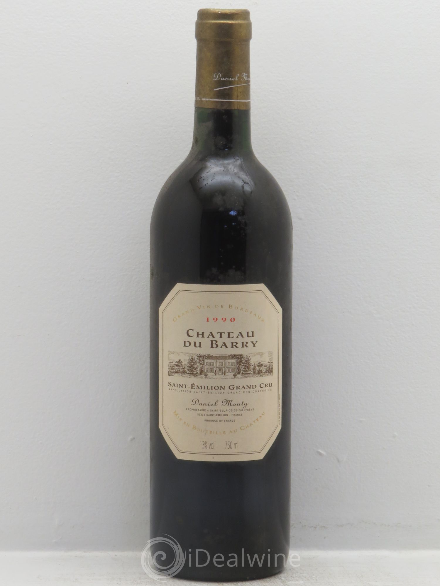 Saint-Émilion Château du Barry 1990 - Lot de 1 bouteille - 0