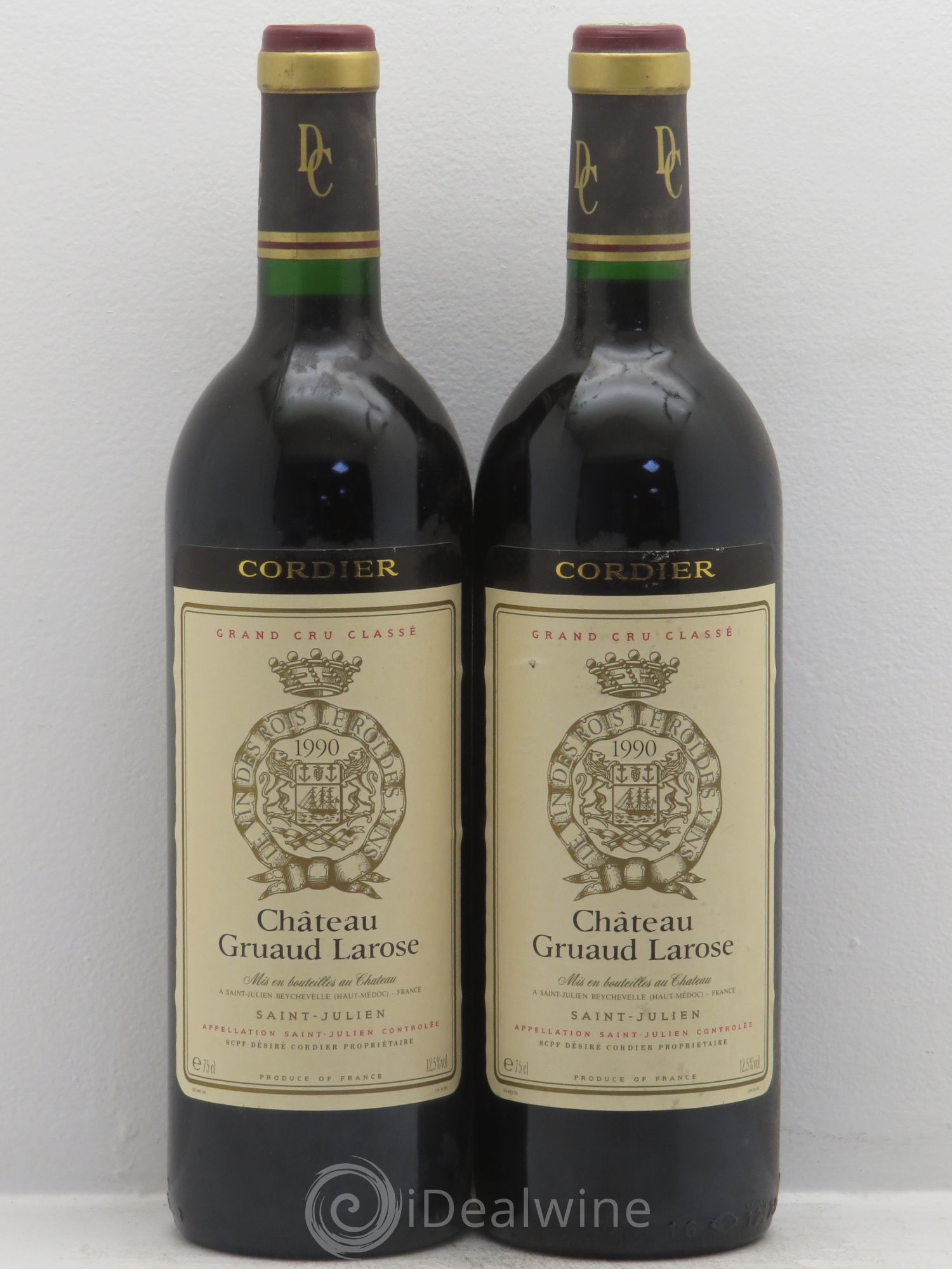 Château Gruaud Larose 2ème Grand Cru Classé 1990 - Lot de 2 bouteilles - 0