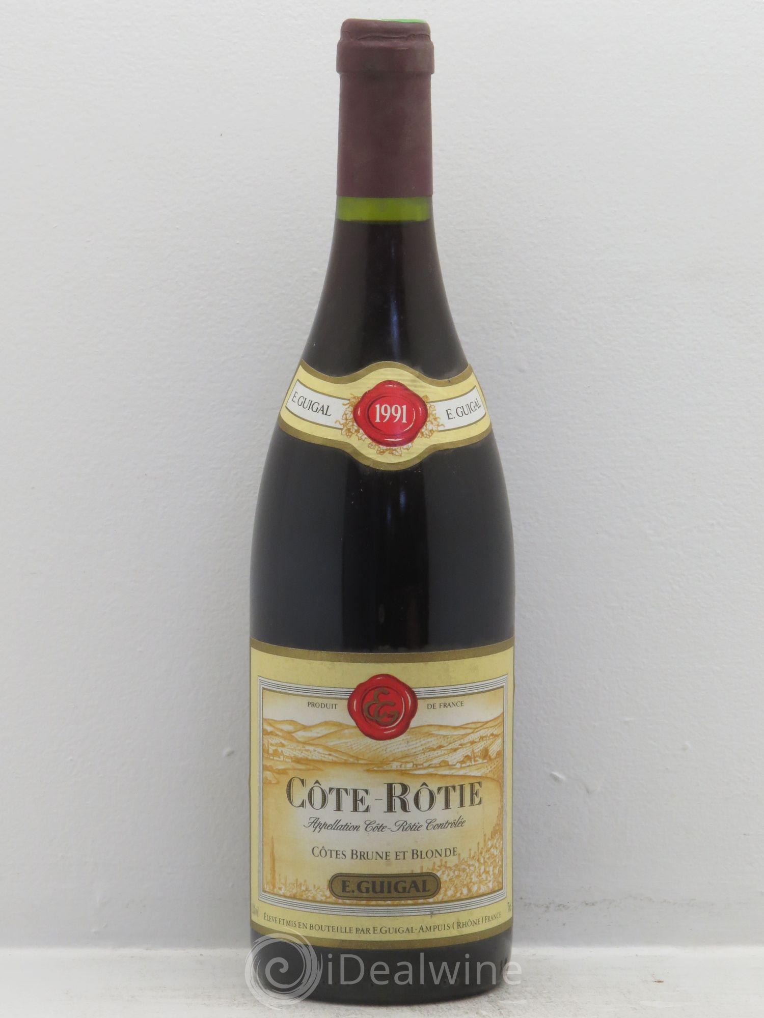 Côte-Rôtie Côtes Brune et Blonde Guigal 1991 - Lot de 1 bouteille - 0