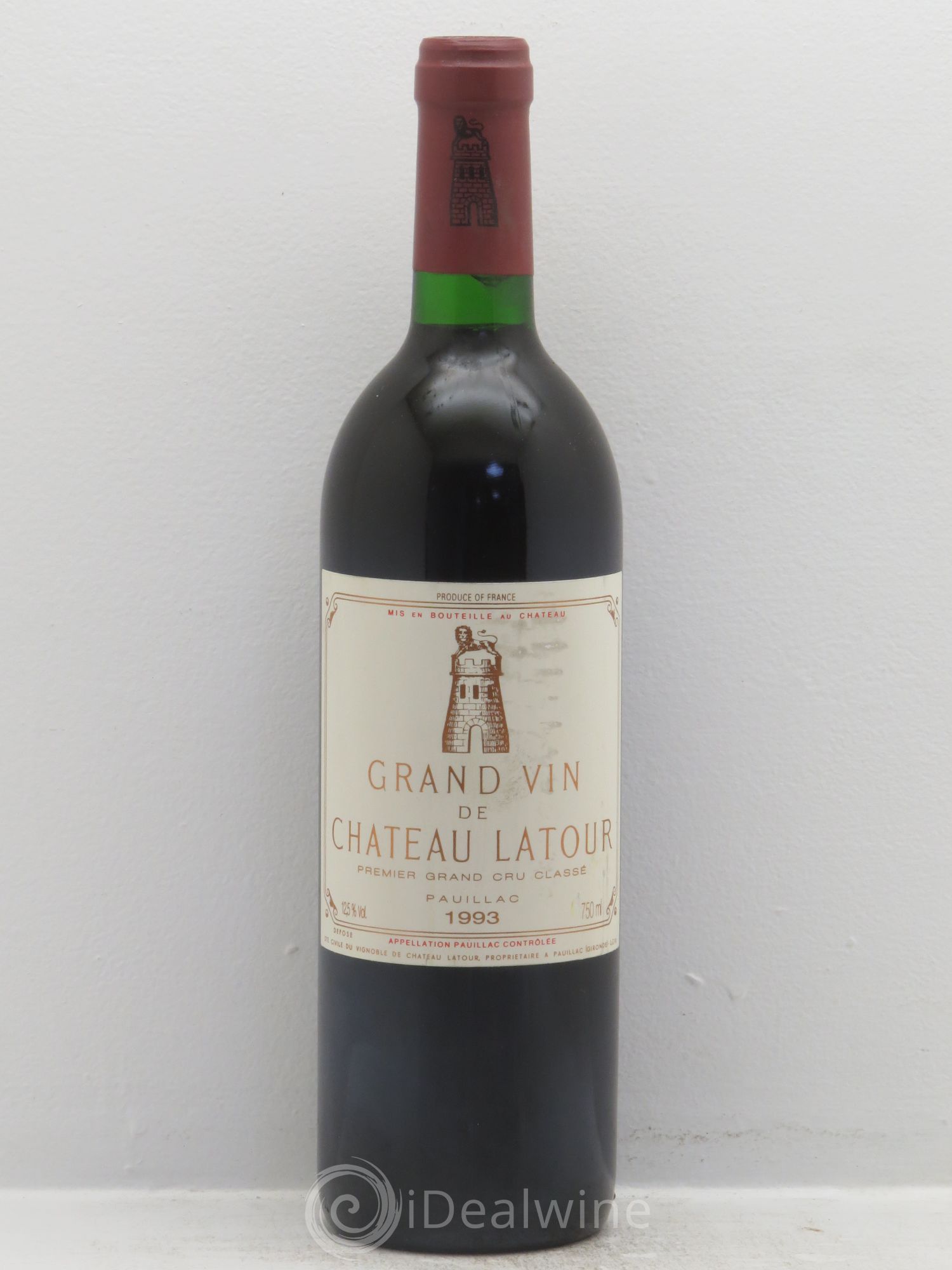 Château Latour 1er Grand Cru Classé 1993 - Lot de 1 bouteille - 0