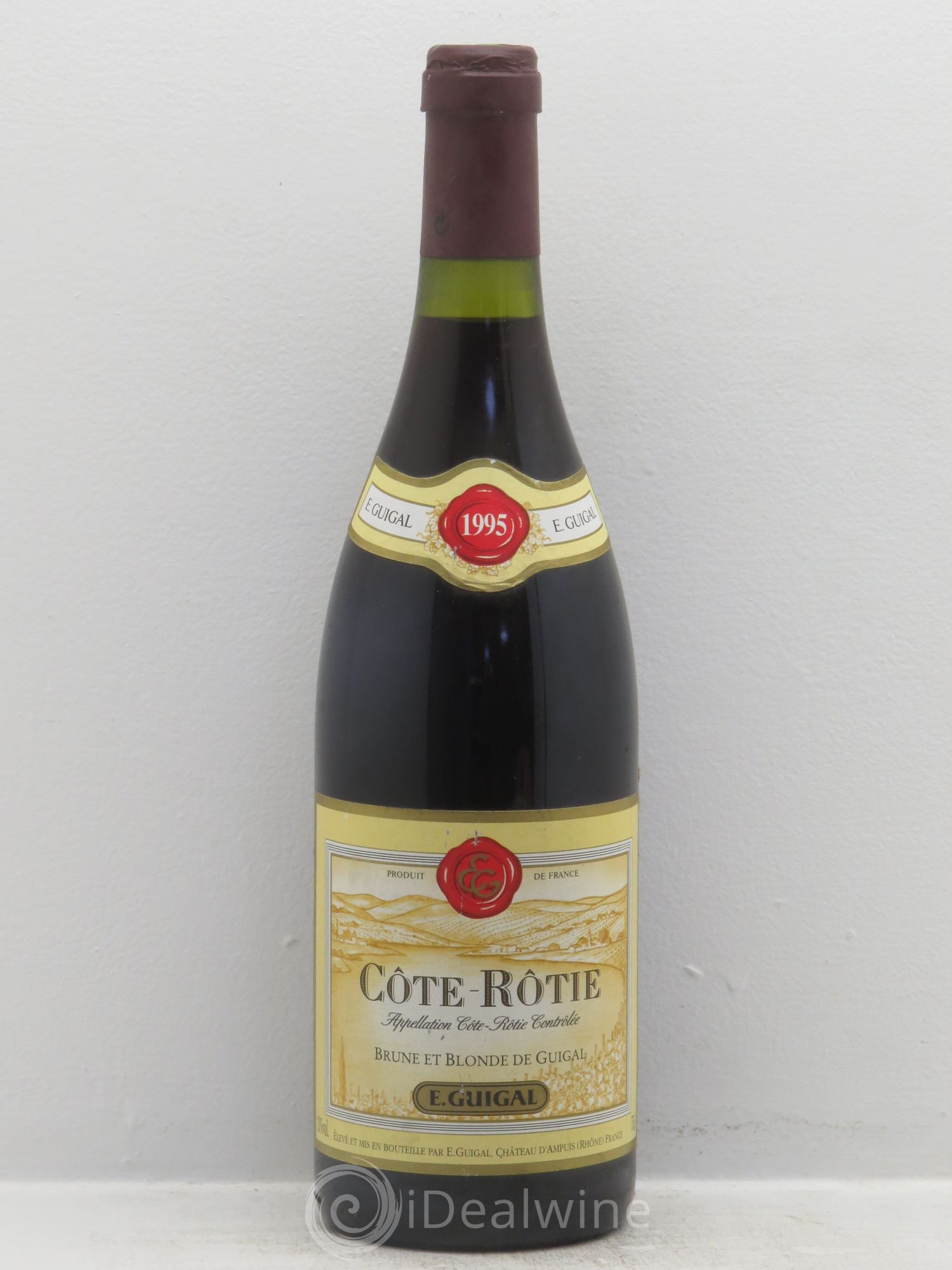 Côte-Rôtie Côtes Brune et Blonde Guigal 1995 - Lot de 1 bouteille - 0