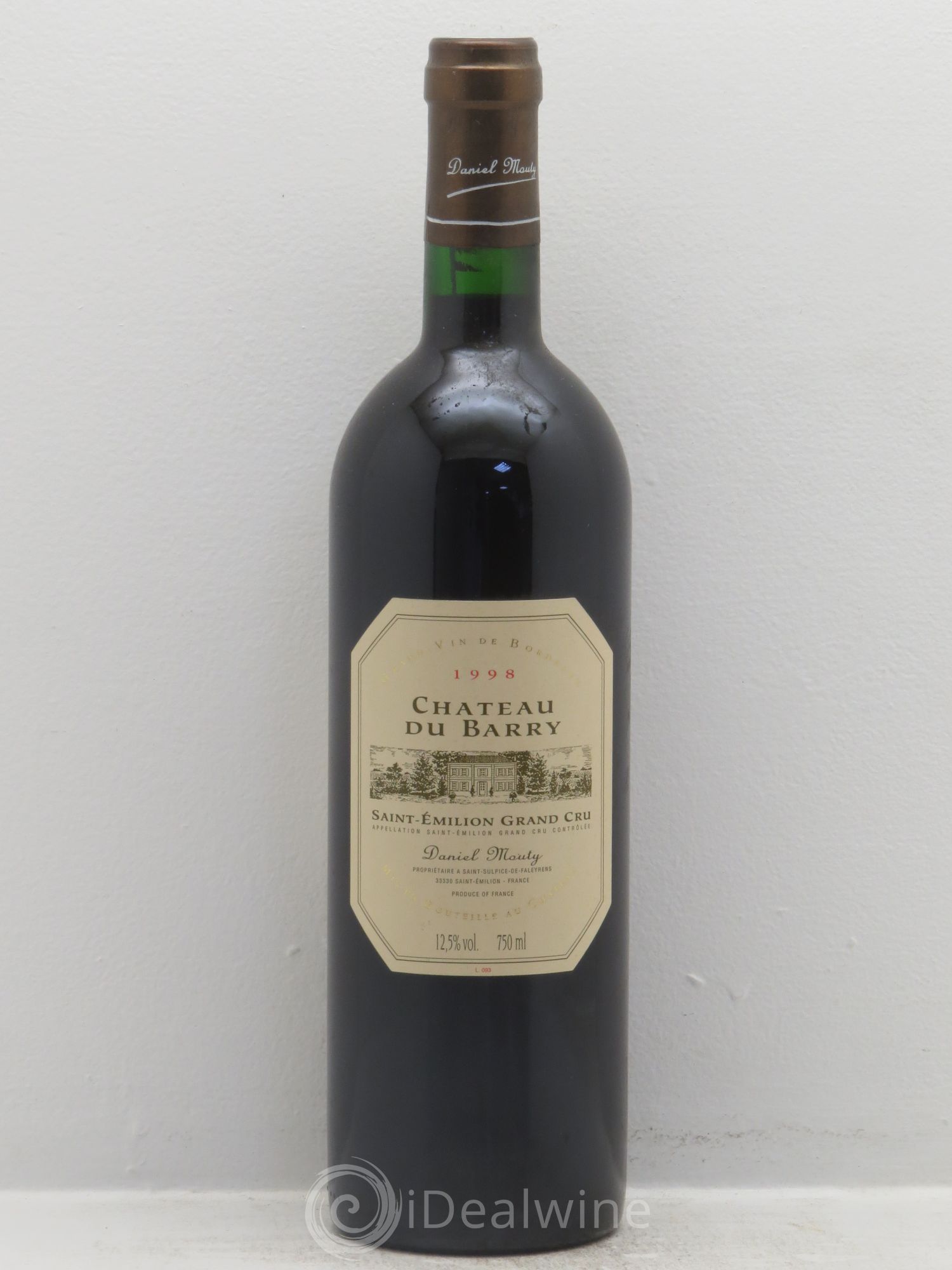 Saint-Émilion Château du Barry 1998 - Lot de 1 bouteille - 0