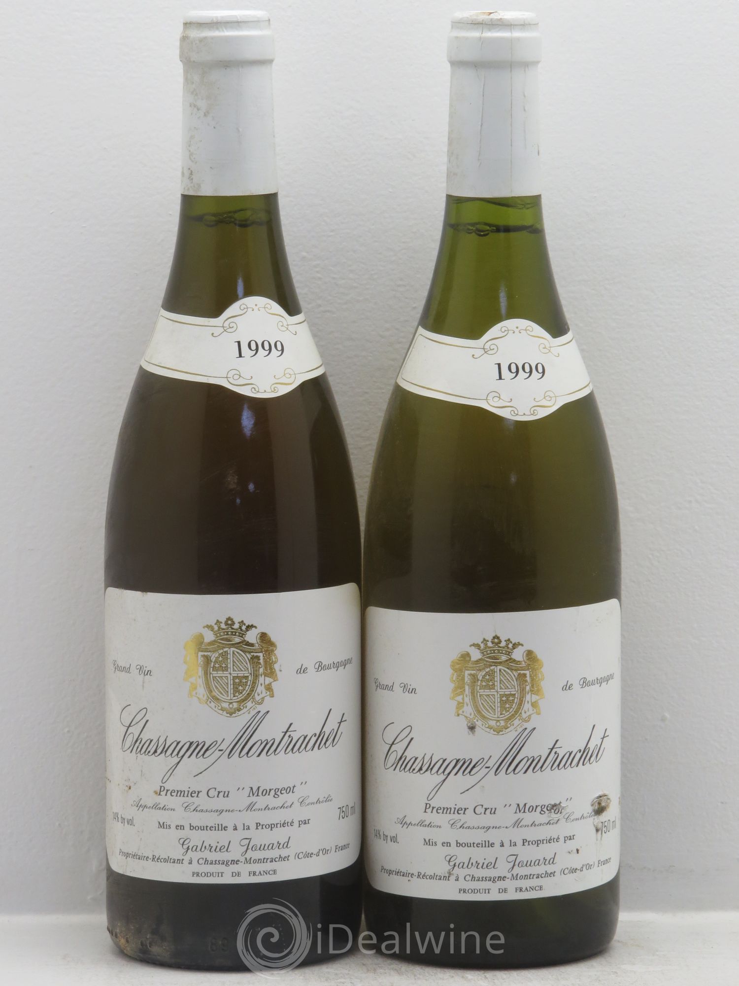 Chassagne-Montrachet 1er Cru 1999 - Lot de 2 bouteilles - 0