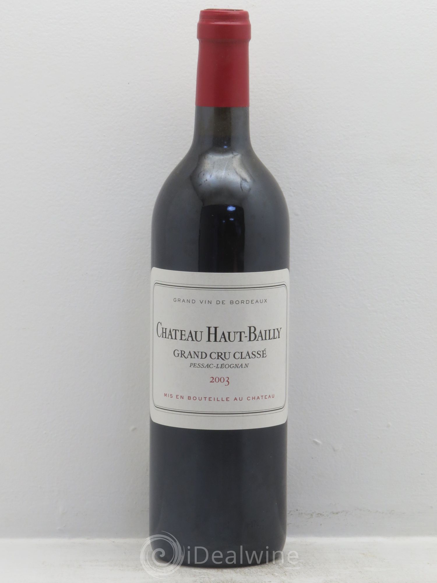 Château Haut-Bailly Cru Classé de Graves 2003 - Lot de 1 bouteille - 0