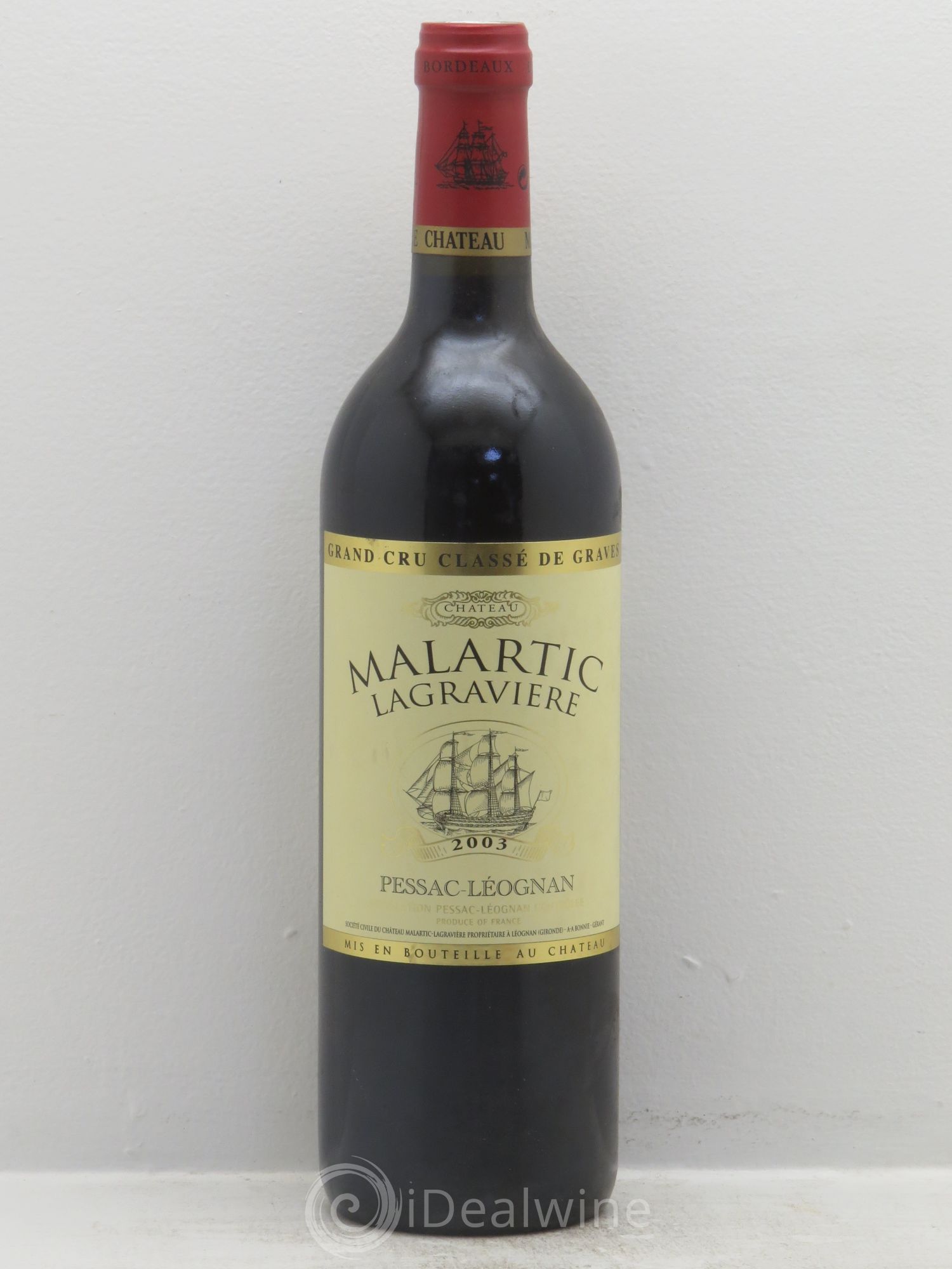 Château Malartic-Lagravière Cru Classé de Graves 2003 - Lot de 1 bouteille - 0
