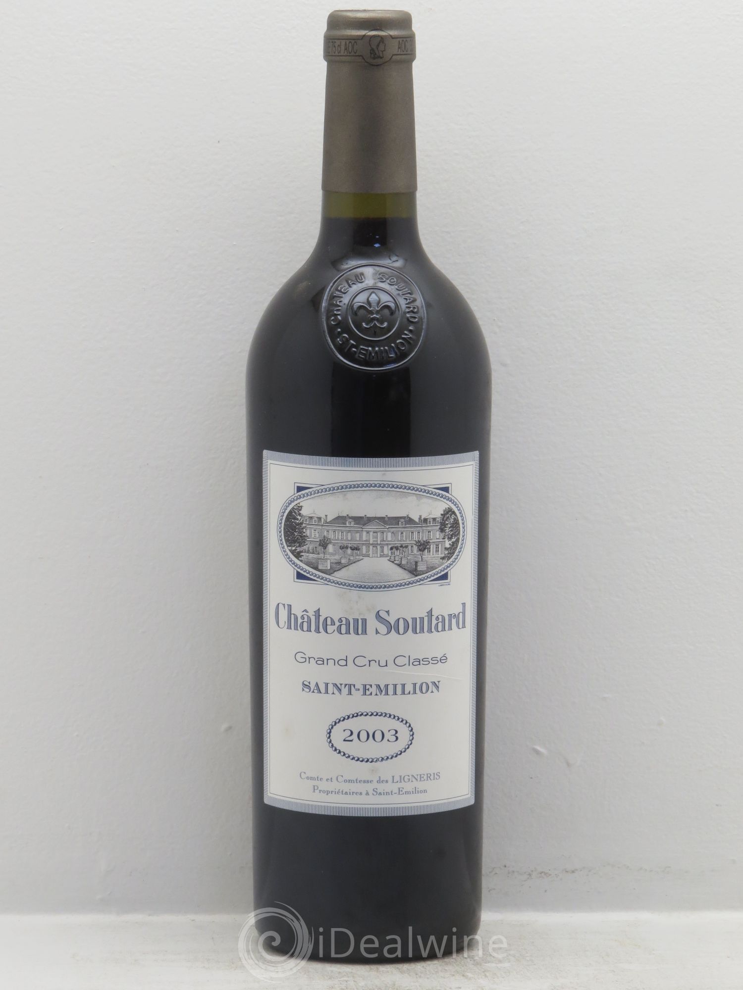 Château Soutard Grand Cru Classé 2003 - Lot de 1 bouteille - 0