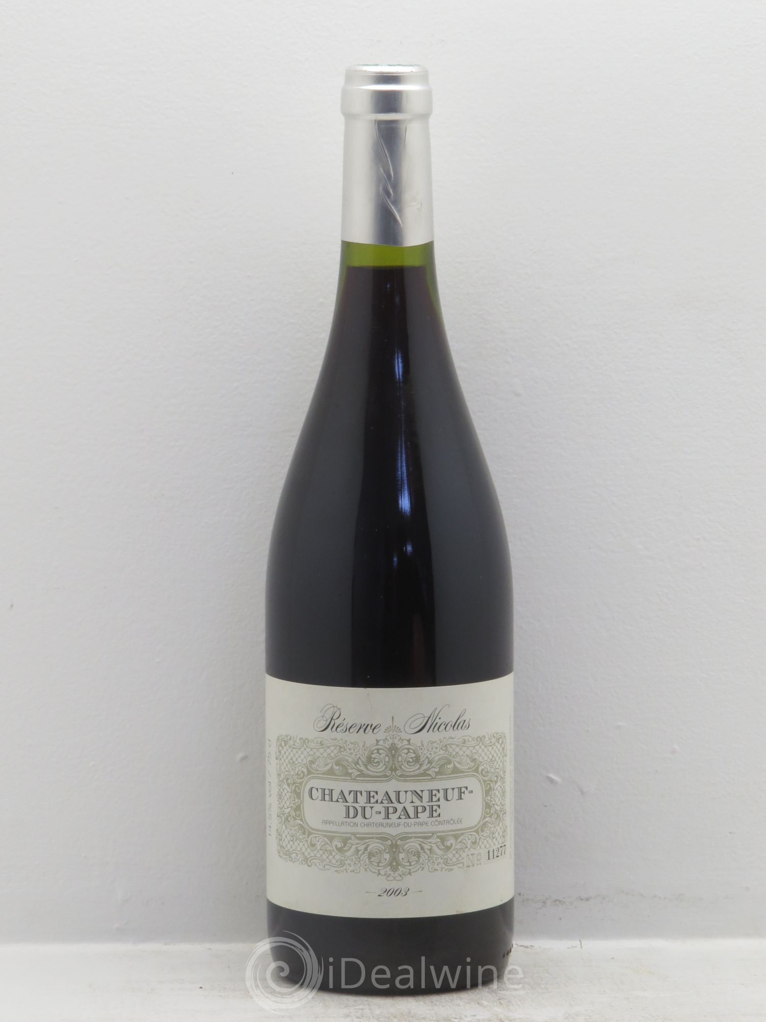 Châteauneuf-du-Pape Réserve Nicolas 2003 - Lot de 1 bouteille - 0