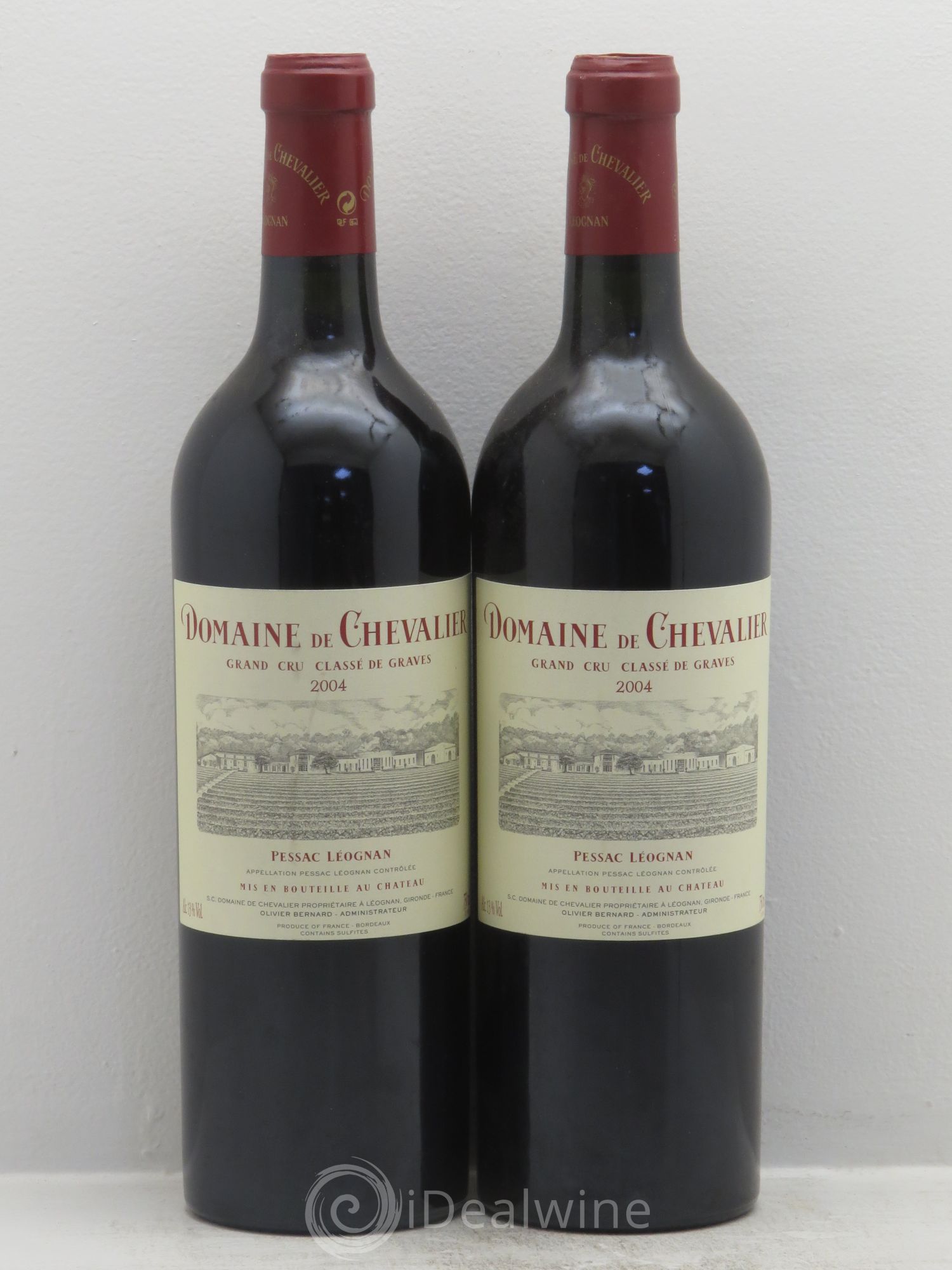 Domaine de Chevalier Cru Classé de Graves 2004 - Lot de 2 bouteilles - 0