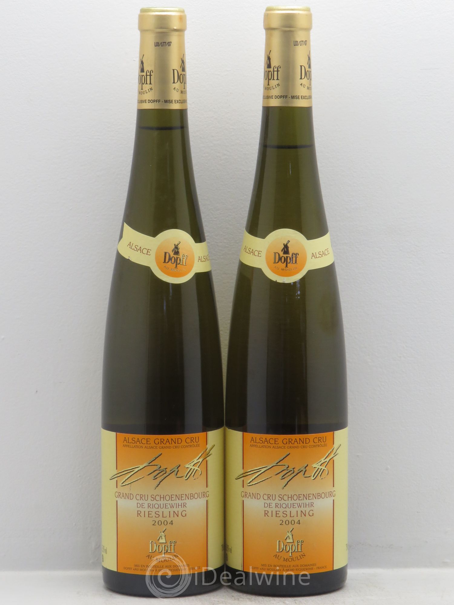 Riesling Grand Cru 2004 - Lot de 2 bouteilles - 0