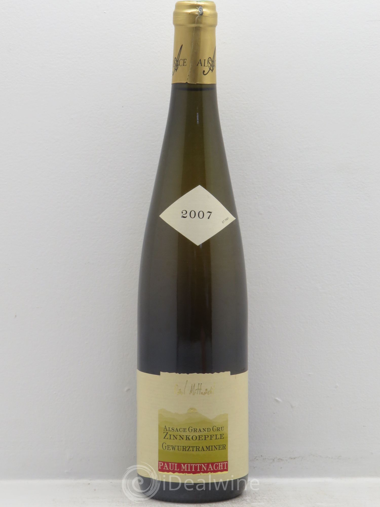 Gewurztraminer Grand Cru Paul Mittnacht 2007 - Posten von 1 Flasche - 0