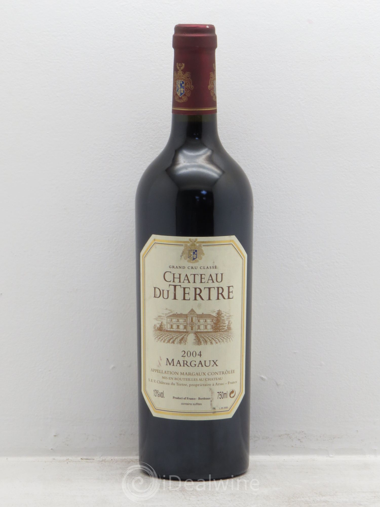 Château du Tertre 5ème Grand Cru Classé 2004 - Lot de 1 bouteille - 0