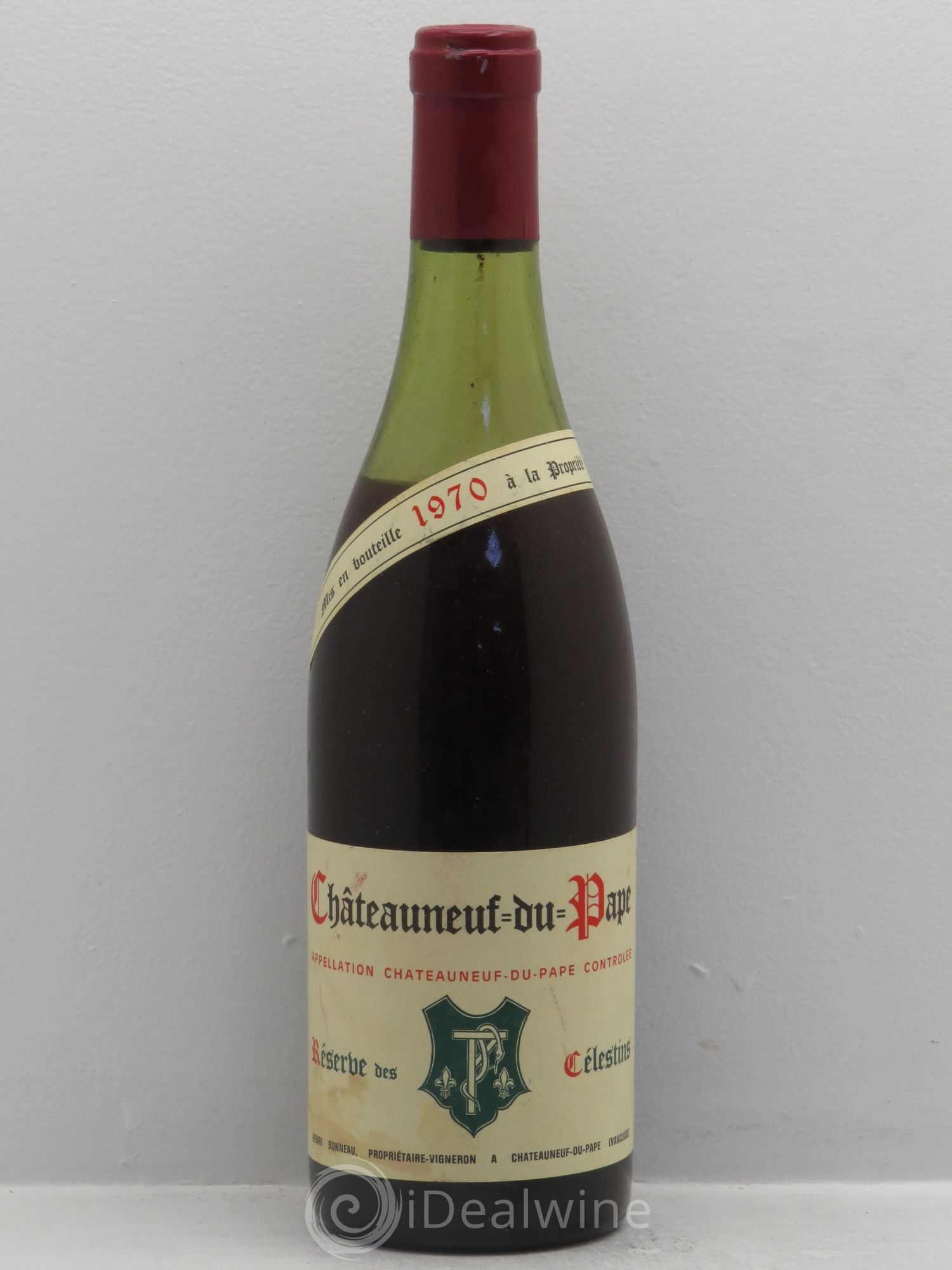 Châteauneuf-du-Pape Réserve des Célestins Henri Bonneau & Fils 1970 - Lot de 1 bouteille - 0