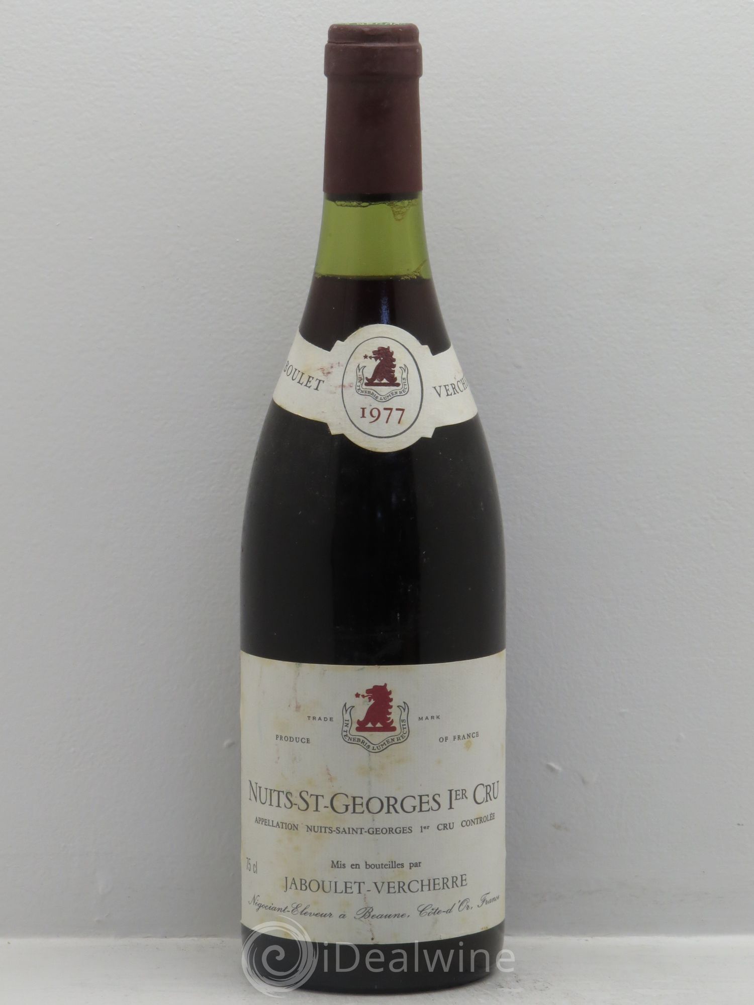 Nuits-Saint-Georges 1er Cru Jaboulet Vercherre 1977 - Lot de 1 bouteille - 0