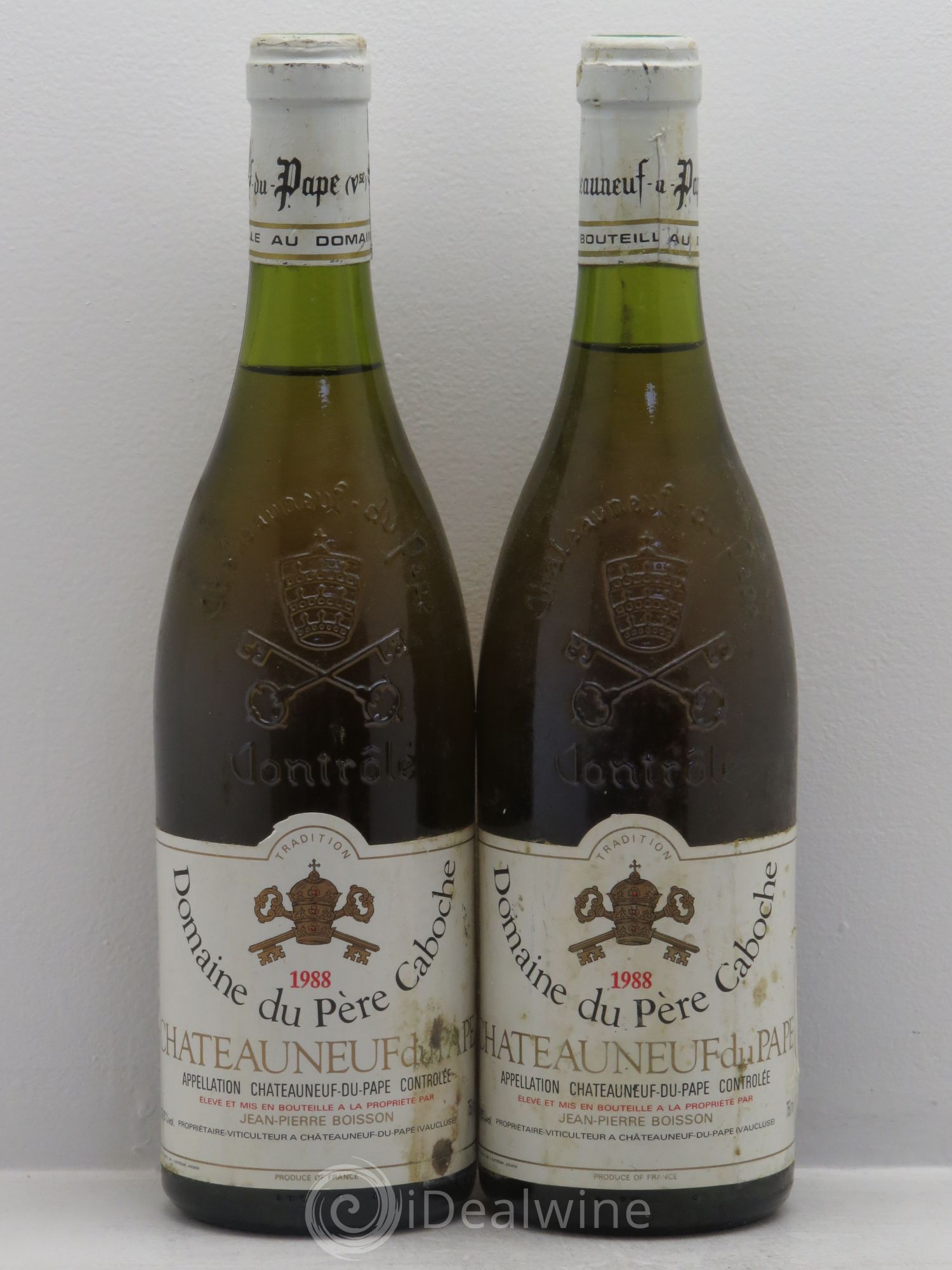 Châteauneuf-du-Pape Domaine du père Caboche 1988 - Posten von 2 Flaschen - 0