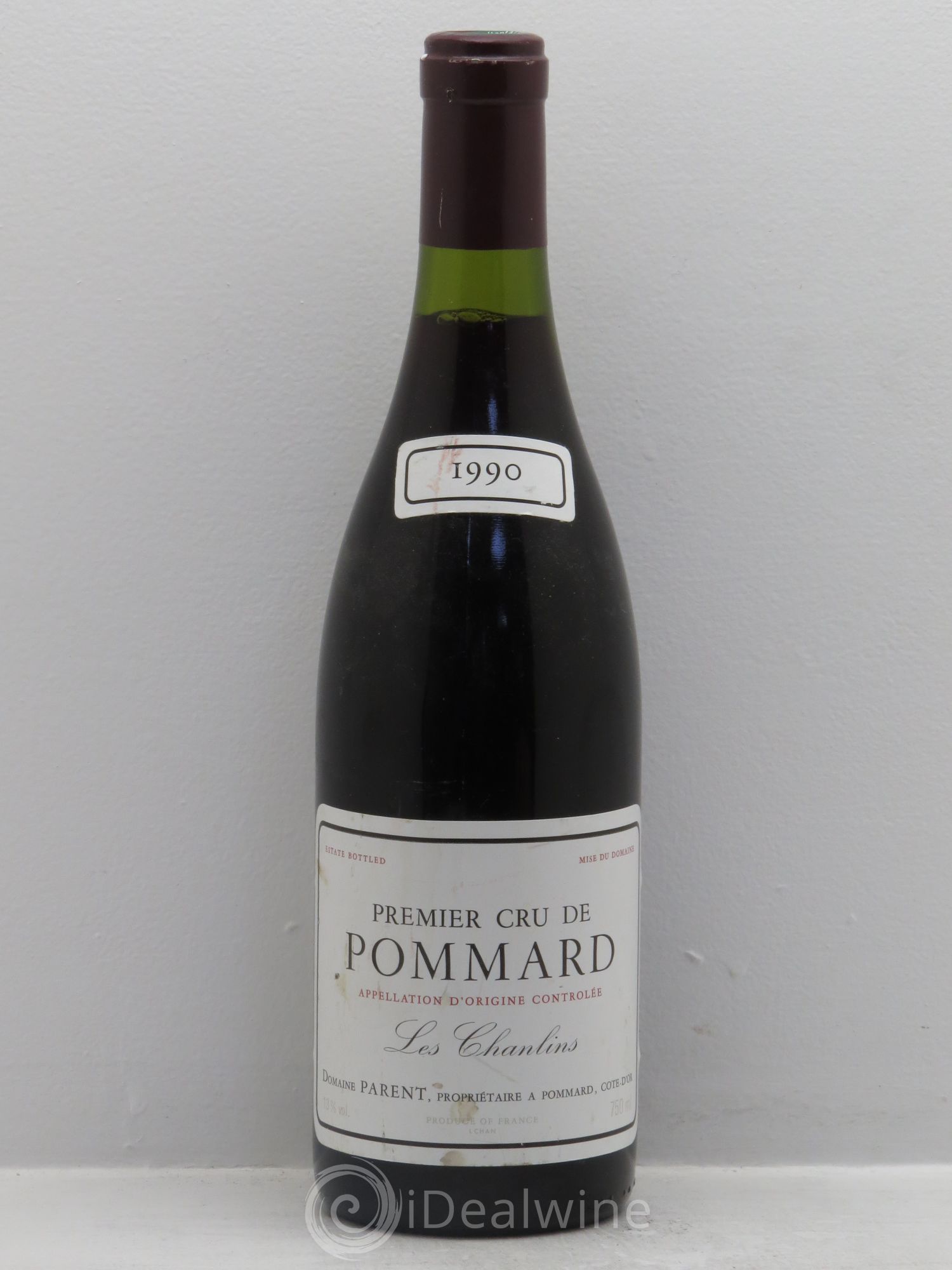 Pommard 1er Cru les Chanlins Domaine Parent 1990 - Posten von 1 Flasche - 0