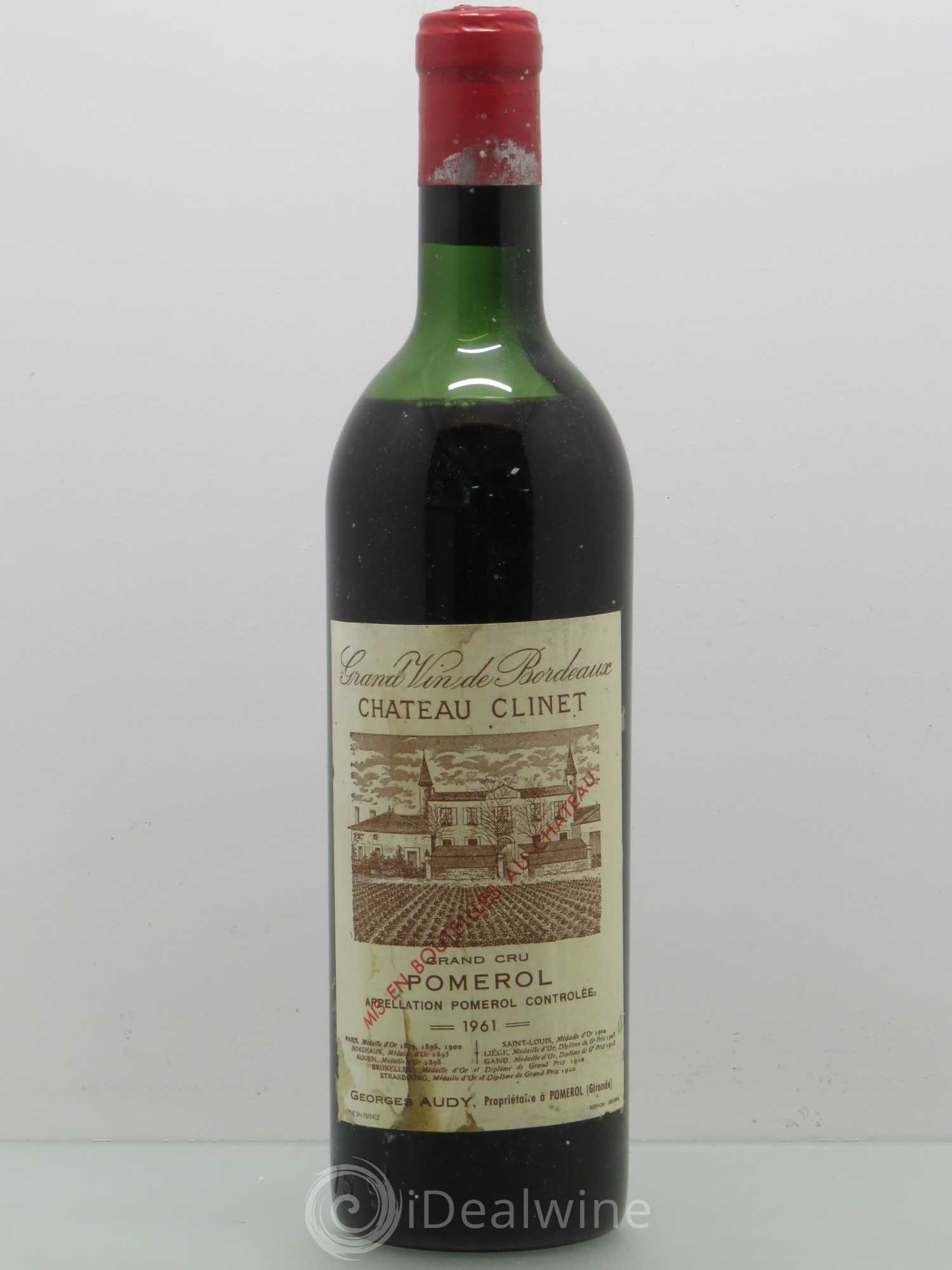 Château Clinet 1961 - Lot de 1 bouteille - 0