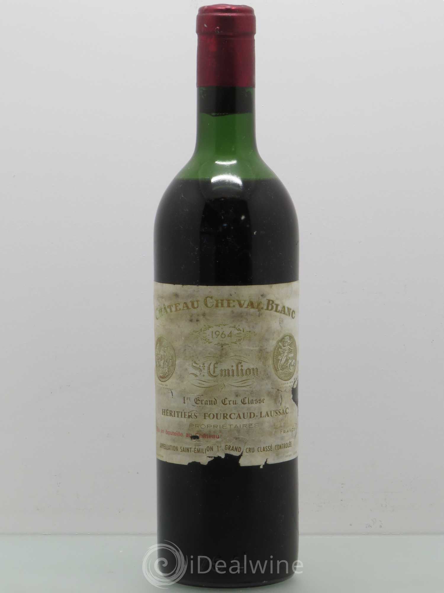 Château Cheval Blanc 1er Grand Cru Classé A 1964 - Lot de 1 bouteille - 0