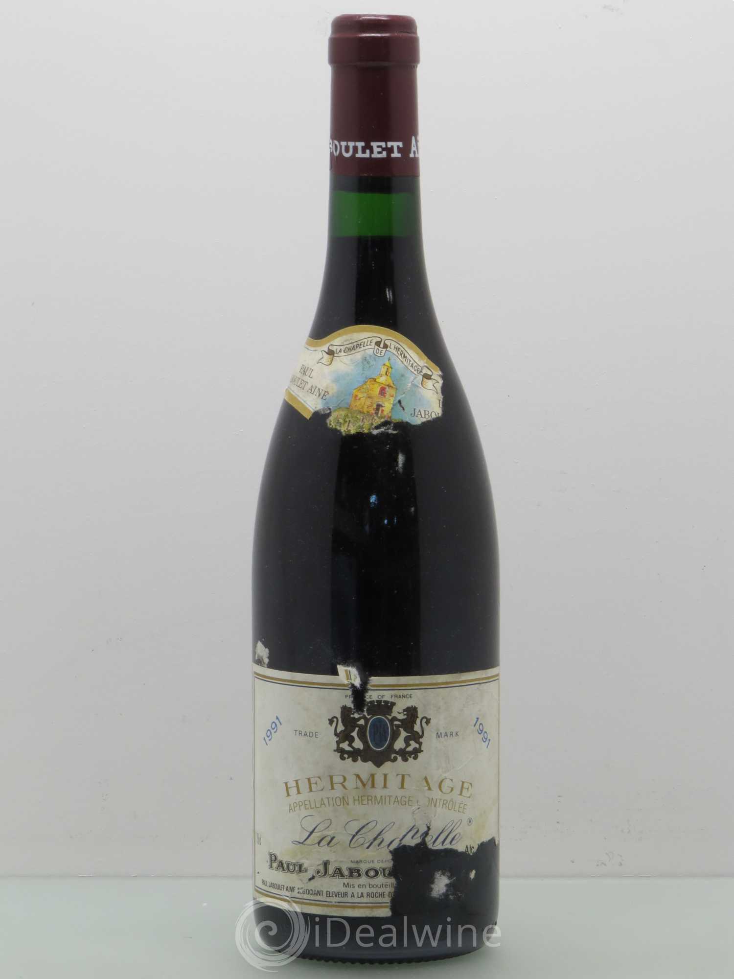 Hermitage La Chapelle Paul Jaboulet Ainé 1991 - Lot de 1 bouteille - 0