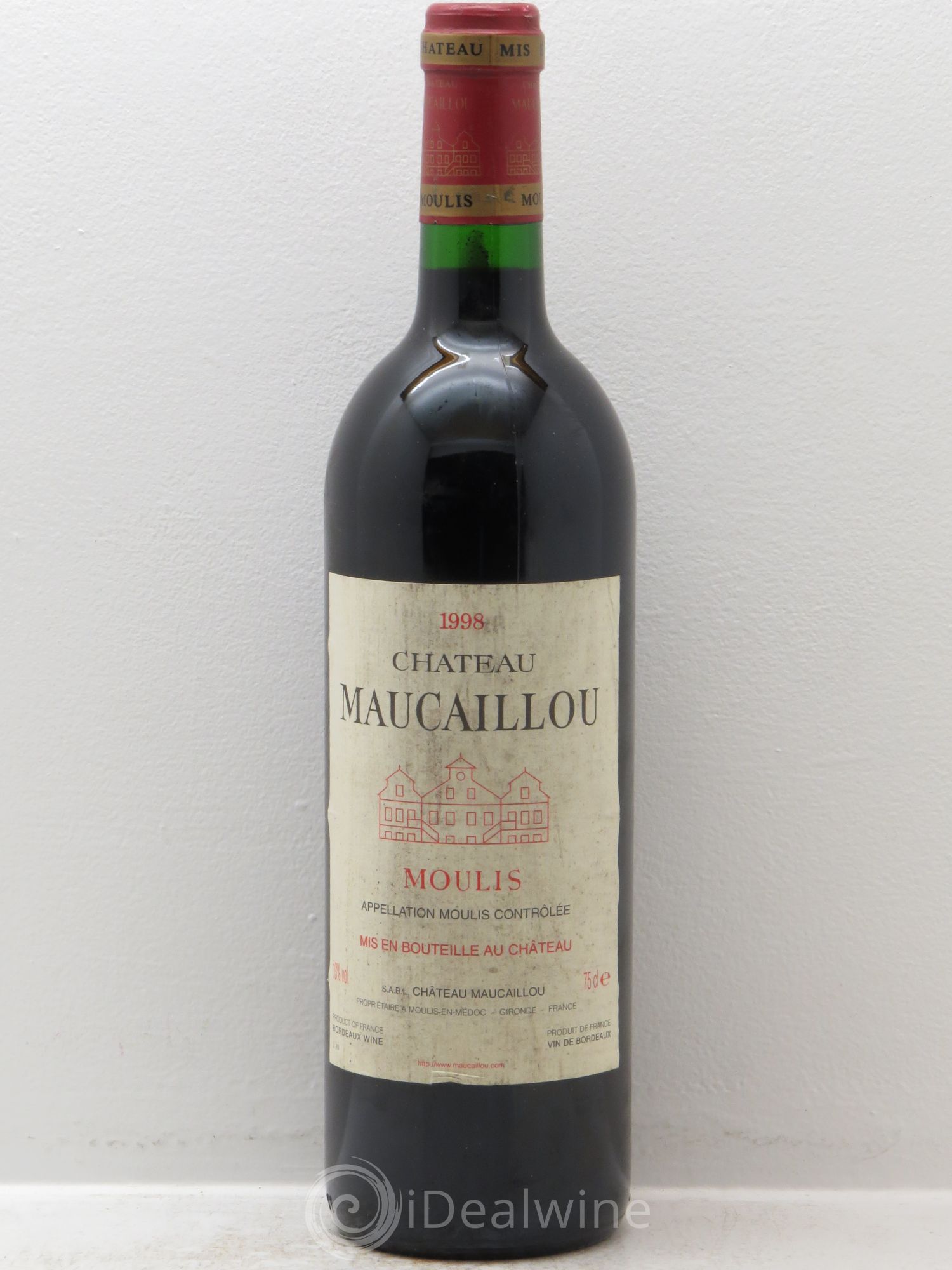 Château Maucaillou 1998 - Lot de 1 bouteille - 0