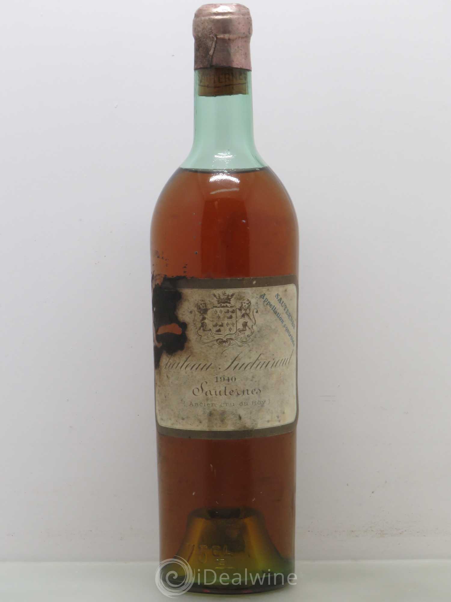 Château Suduiraut 1er Grand Cru Classé 1940 - Lotto di 1 bottiglia - 0