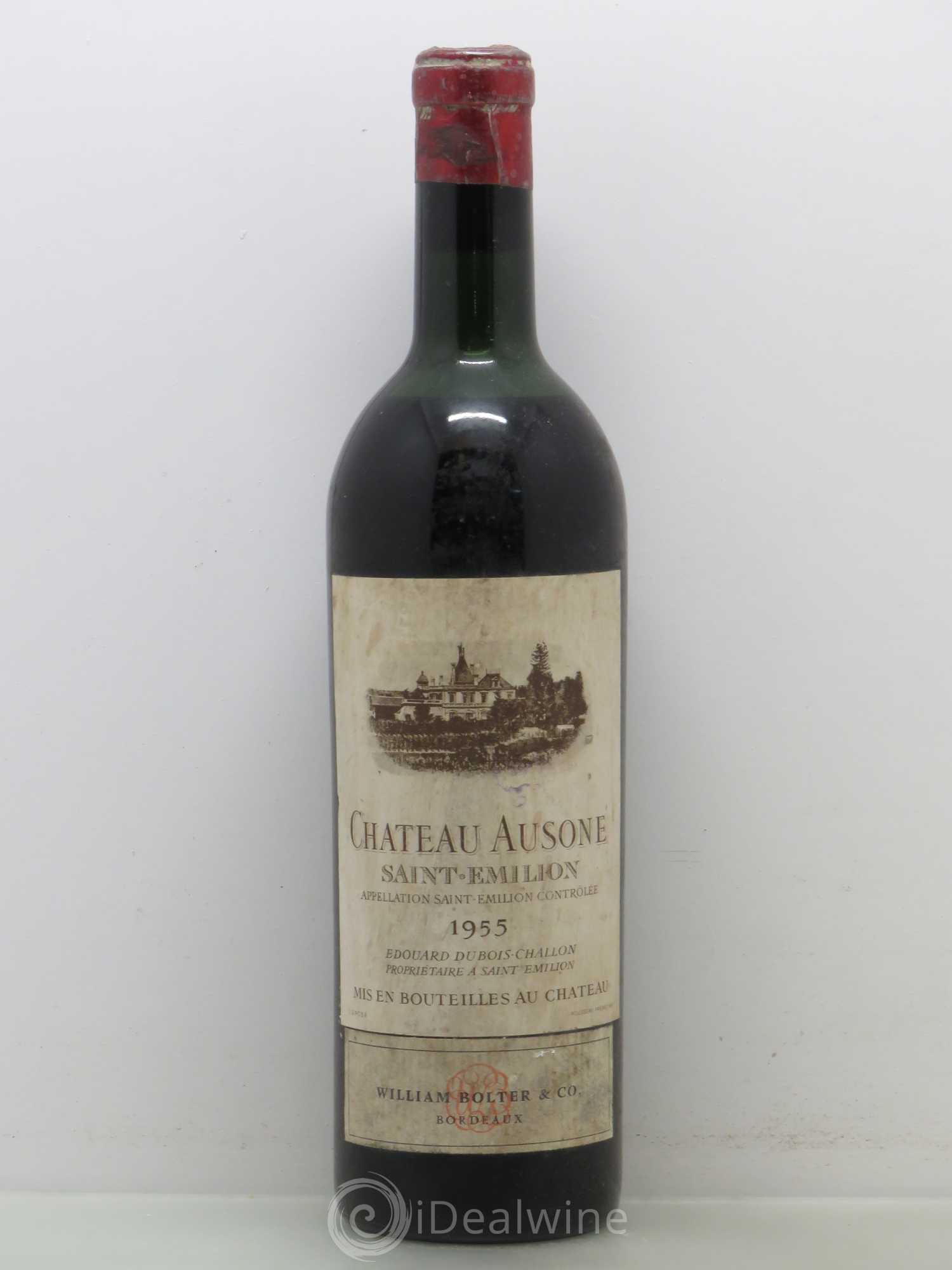 Château Ausone 1er Grand Cru Classé A Négoce William Bolter 1955 - Lot de 1 bouteille - 0