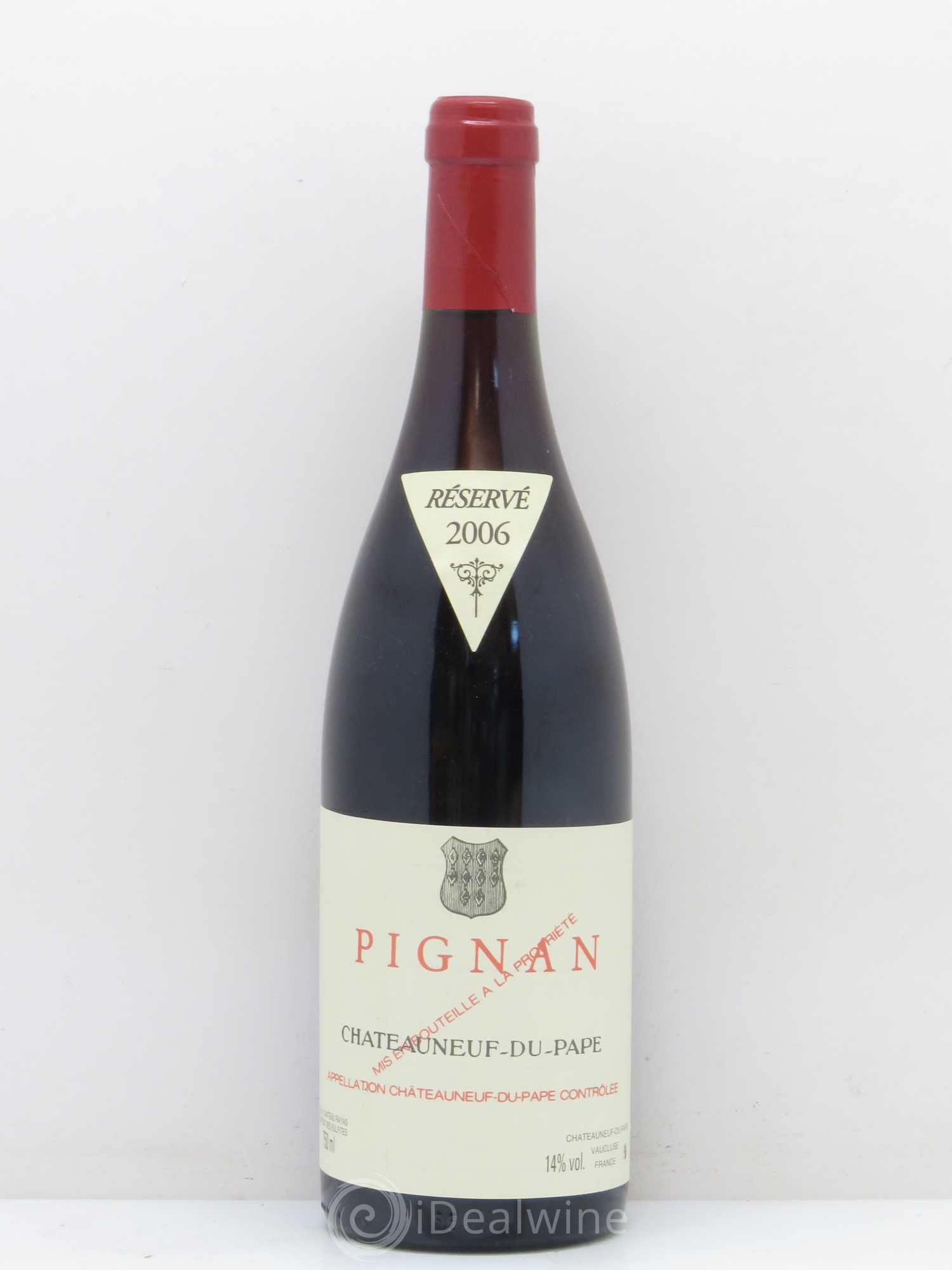 Châteauneuf-du-Pape Pignan Emmanuel Reynaud 2006 - Lot de 1 bouteille - 0