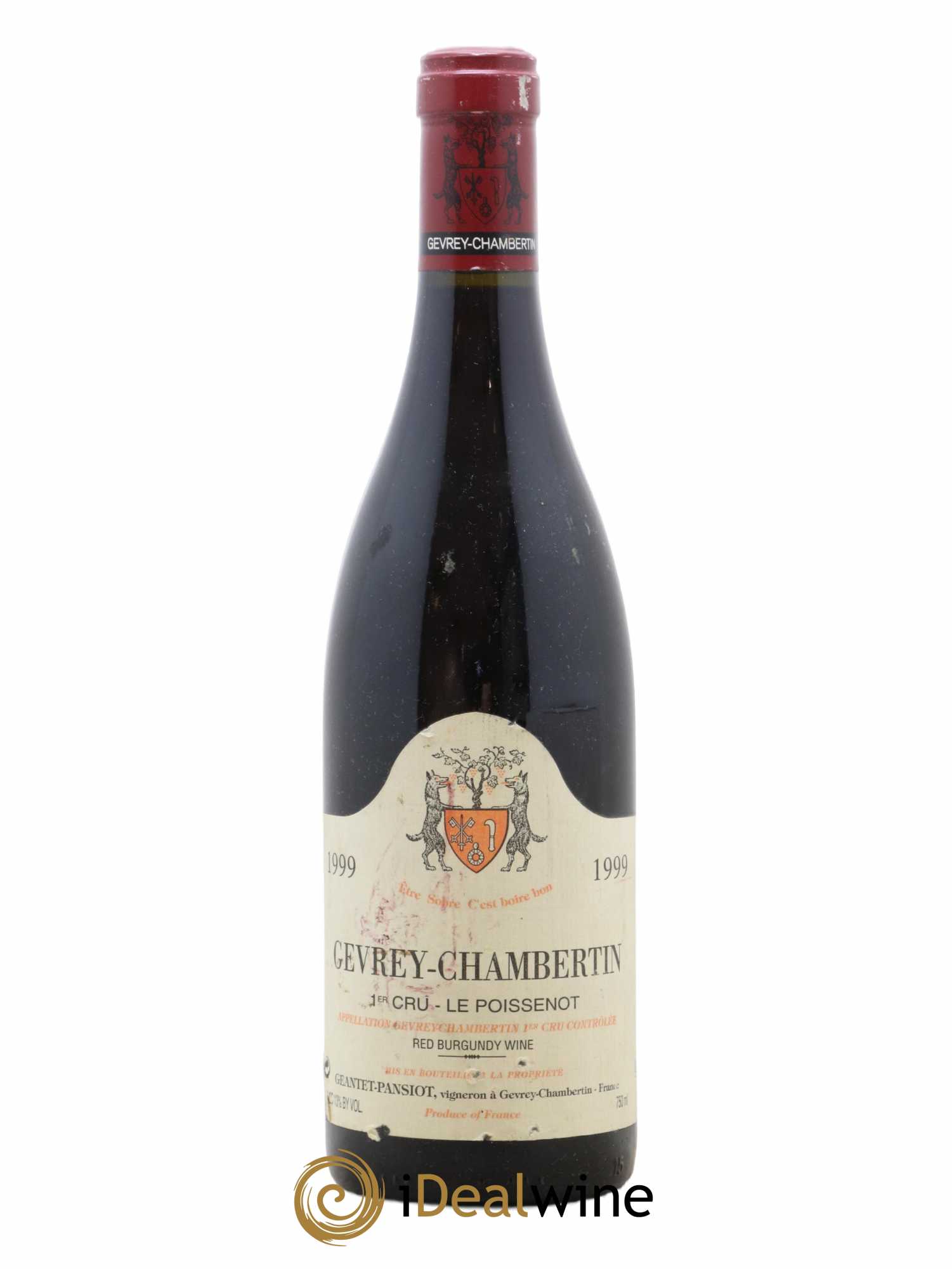 Gevrey-Chambertin 1er Cru Le Poissenot Geantet-Pansiot (sans prix de réserve) 1999 - Lot de 1 bouteille - 0