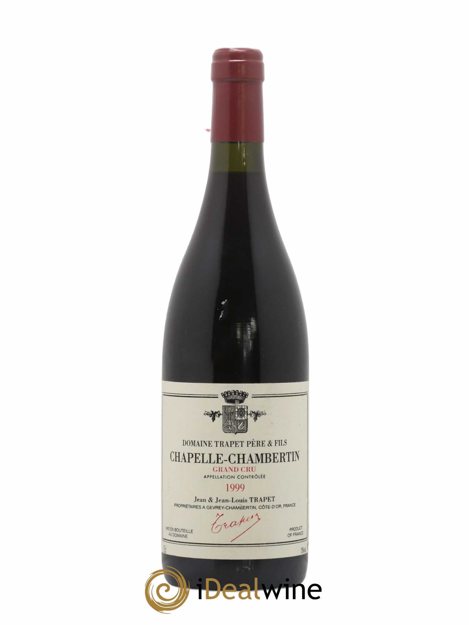 Chapelle-Chambertin Grand Cru Domaine Trapet 1999 - Lot de 1 bouteille - 0