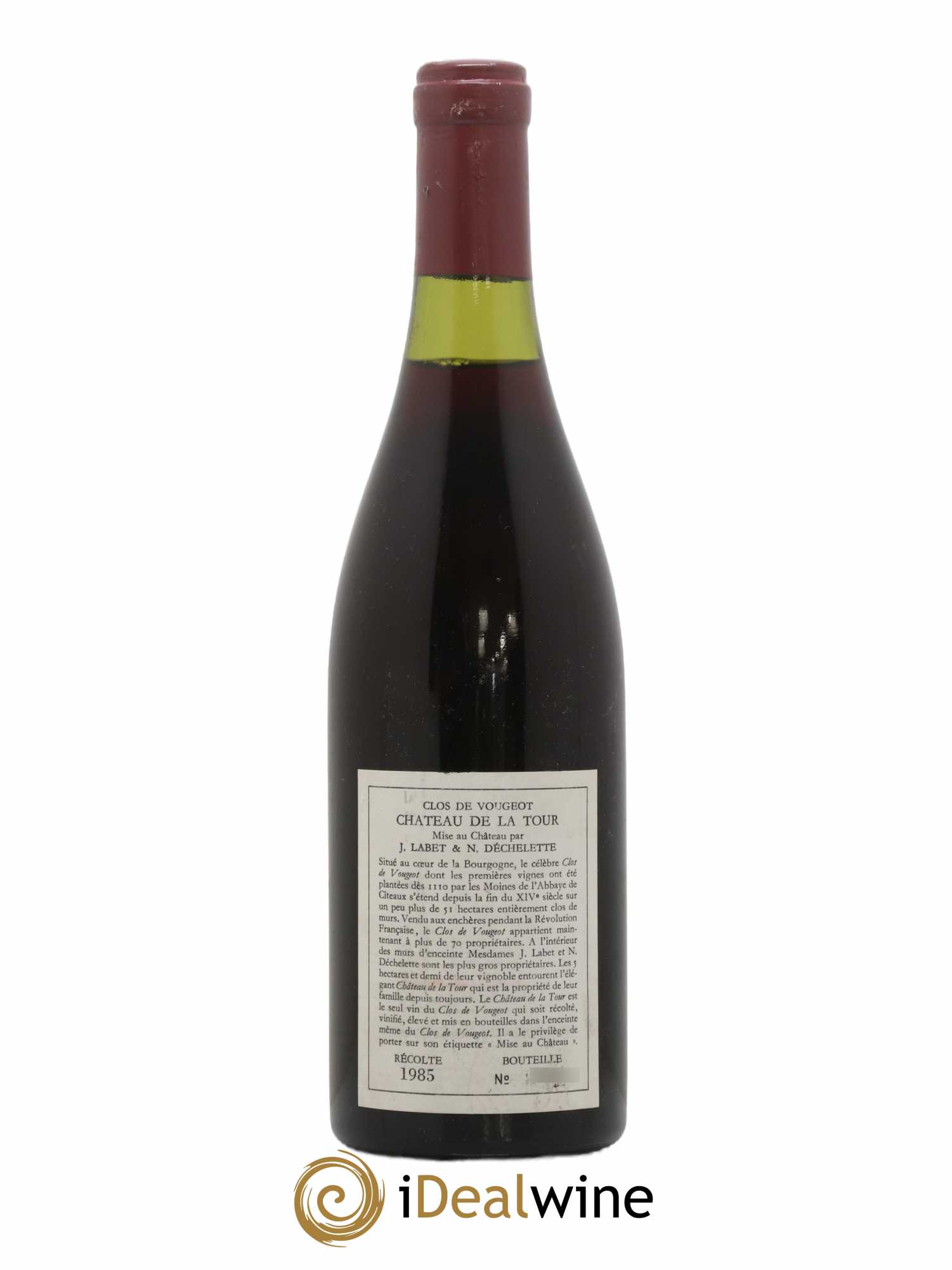 Clos de Vougeot Grand Cru 1985 - Posten von 1 Flasche - 1