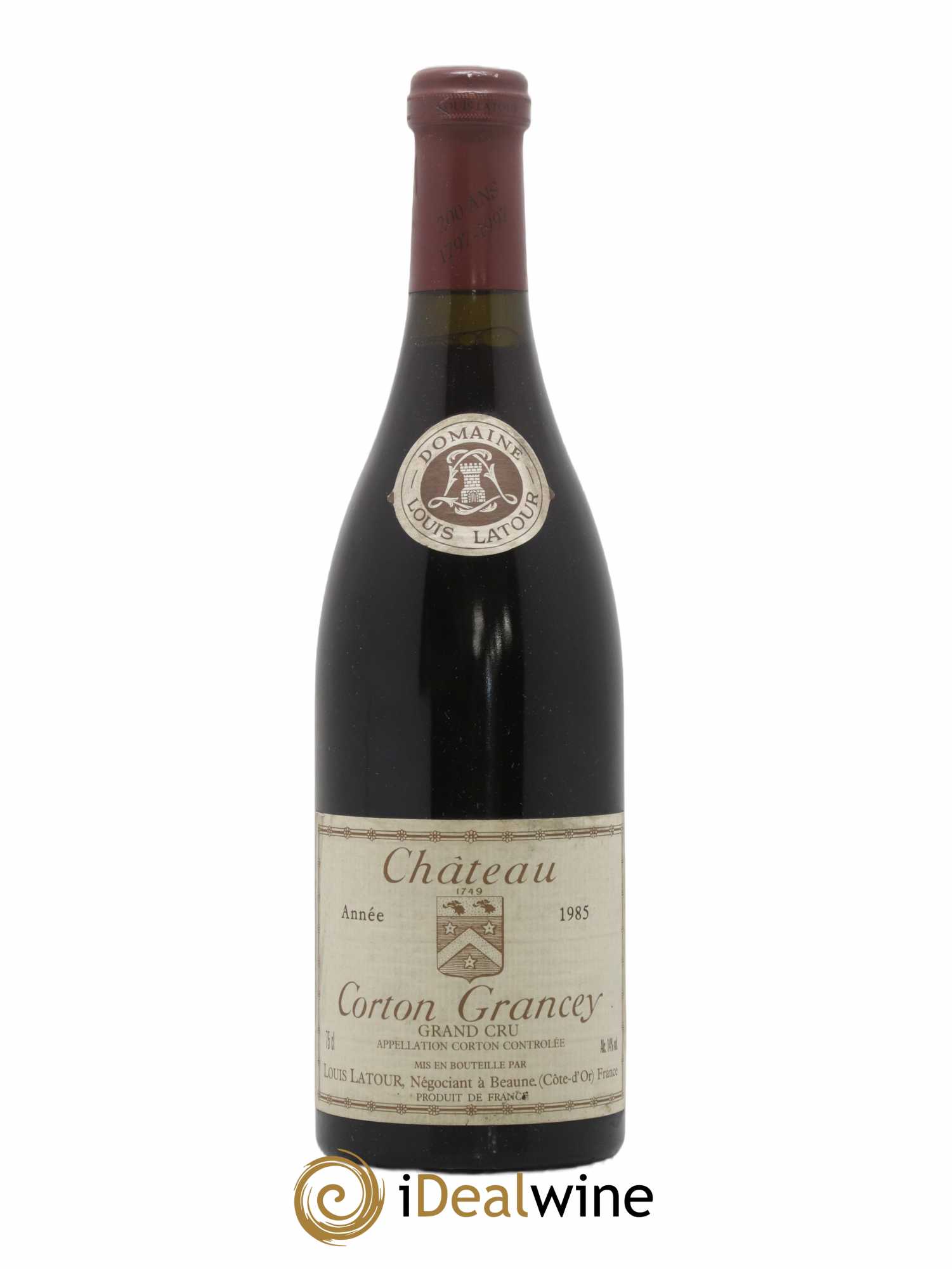 Corton Grand Cru Château Corton Grancey Louis Latour 1985 - Lot de 1 bouteille - 0
