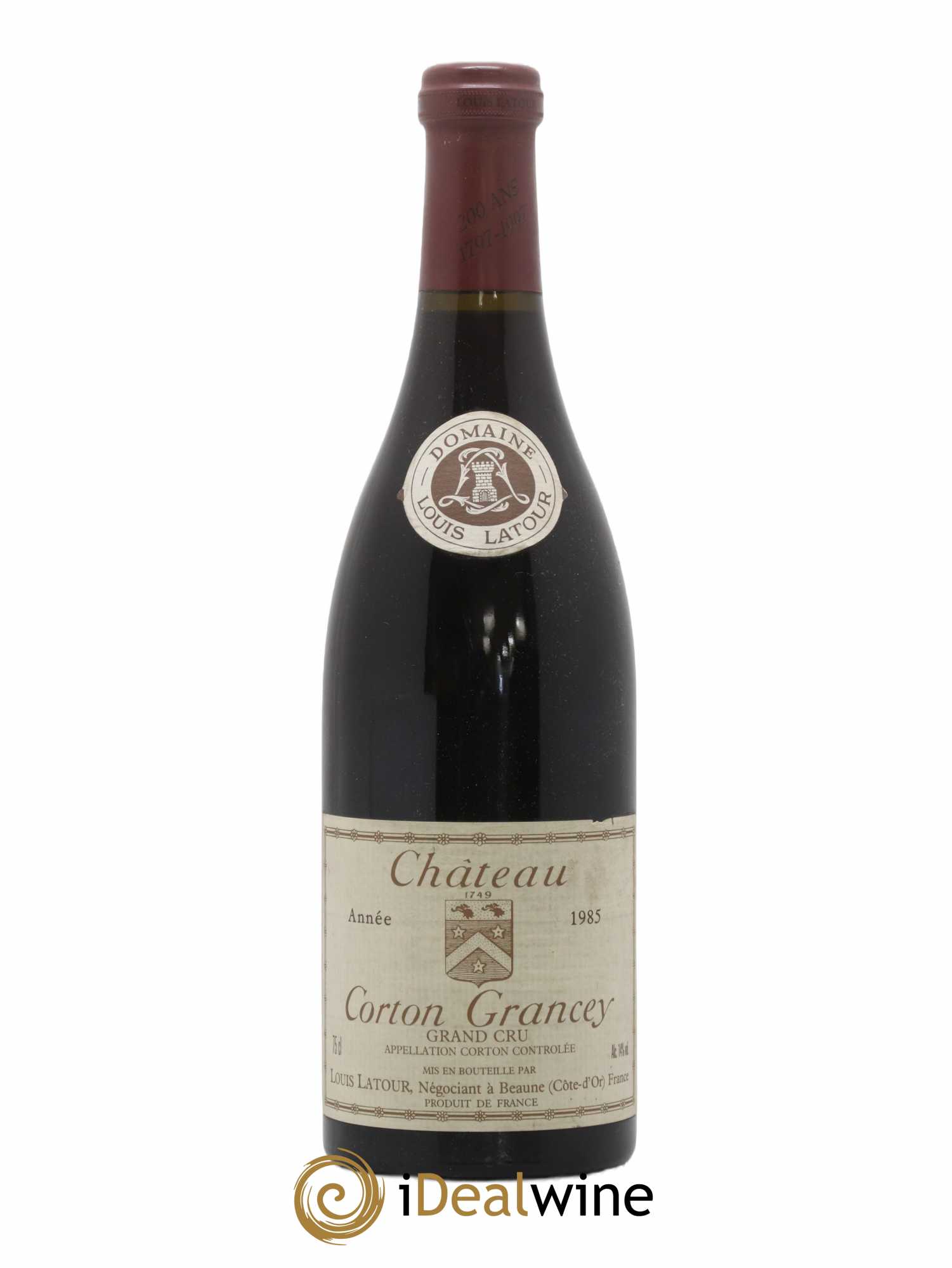 Corton Grand Cru Château Corton Grancey Louis Latour 1985 - Lot de 1 bouteille - 0