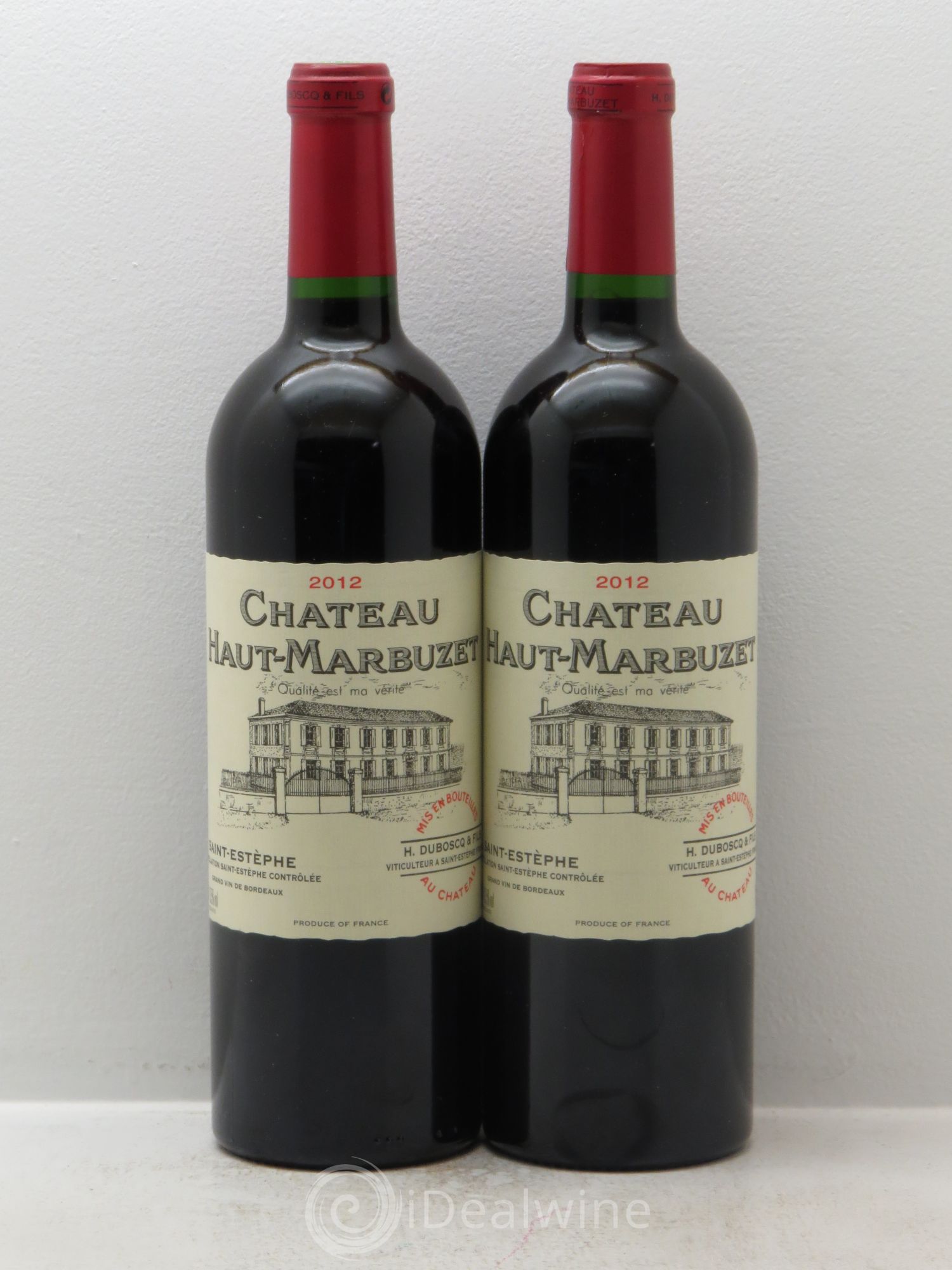 Château Haut Marbuzet 2012 - Lot de 2 bouteilles - 0