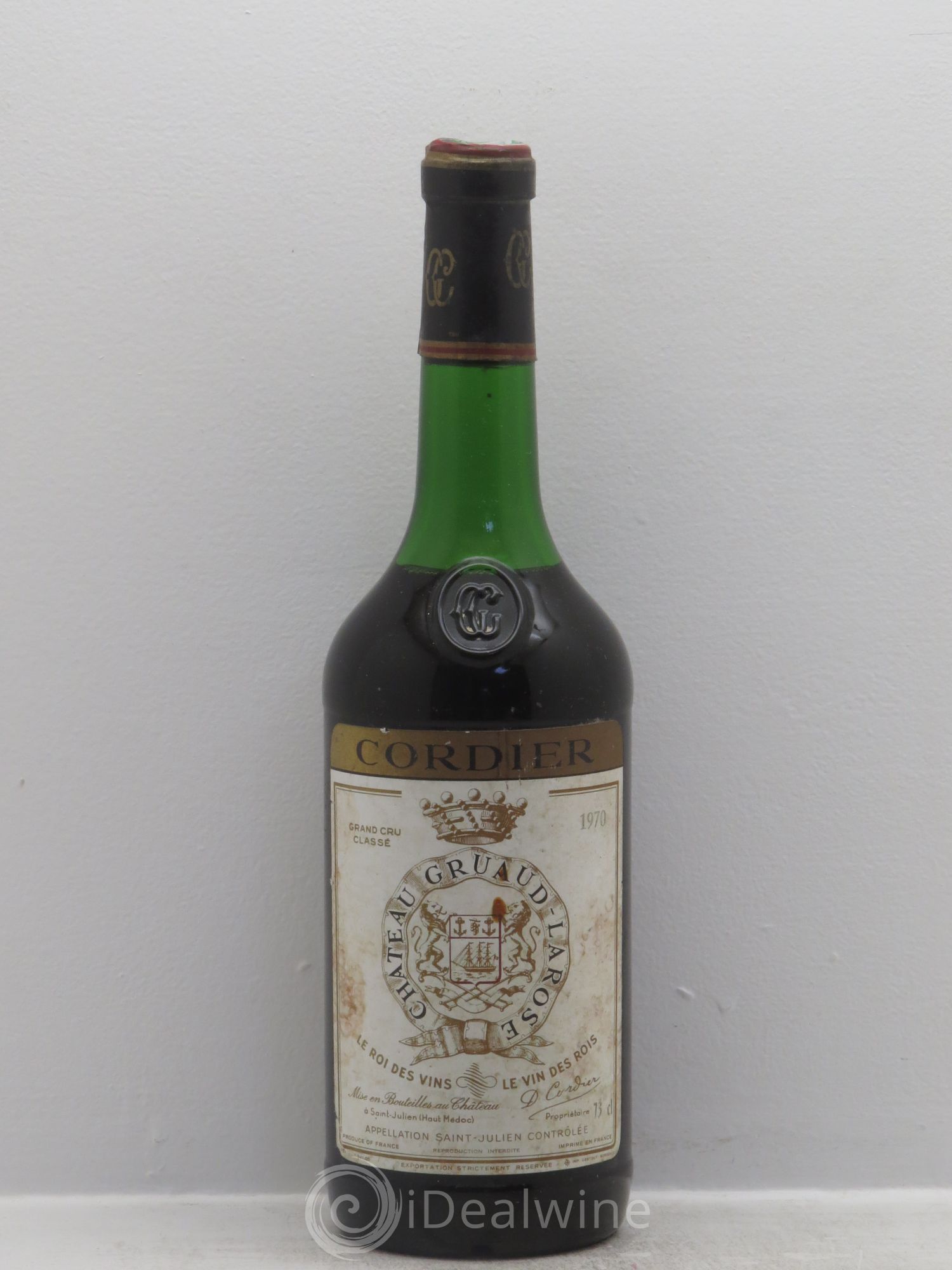 Château Gruaud Larose 2ème Grand Cru Classé 1970 - Lot de 1 bouteille - 0