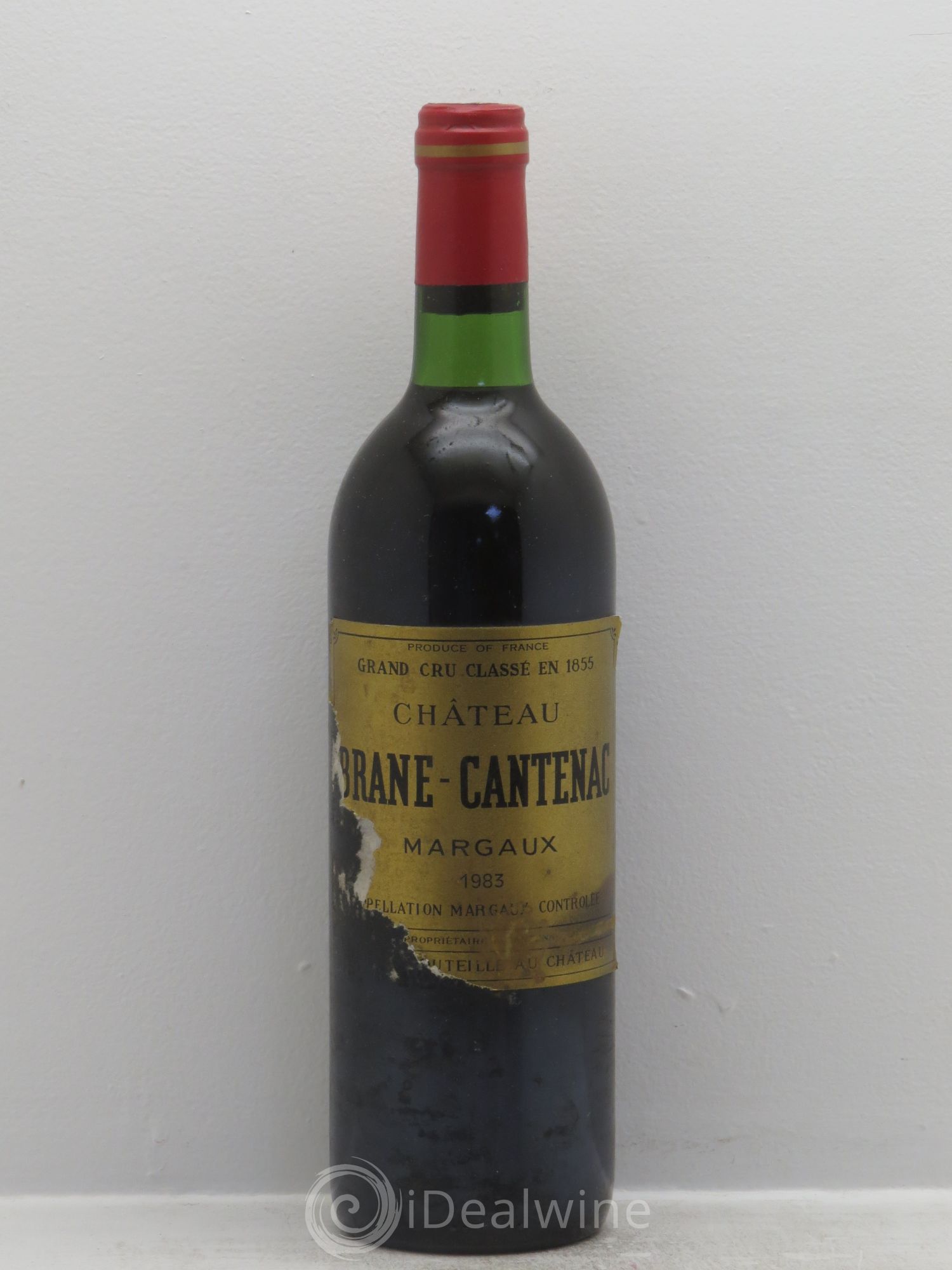 Château Brane Cantenac 2ème Grand Cru Classé 1983 - Lot de 1 bouteille - 0