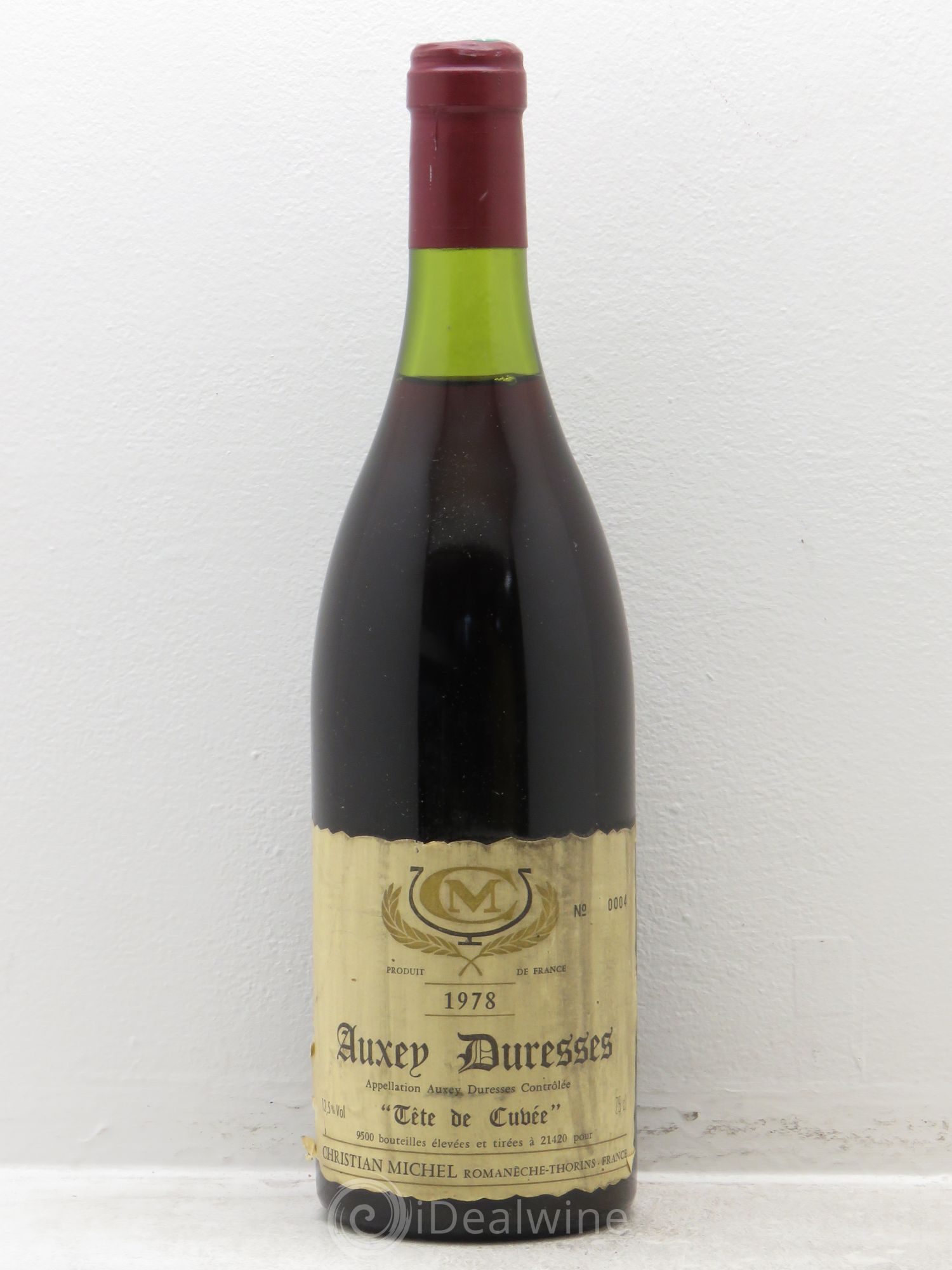 Auxey-Duresses 1er Cru Tete de cuvée C.Michel 1978 - Posten von 1 Flasche - 0