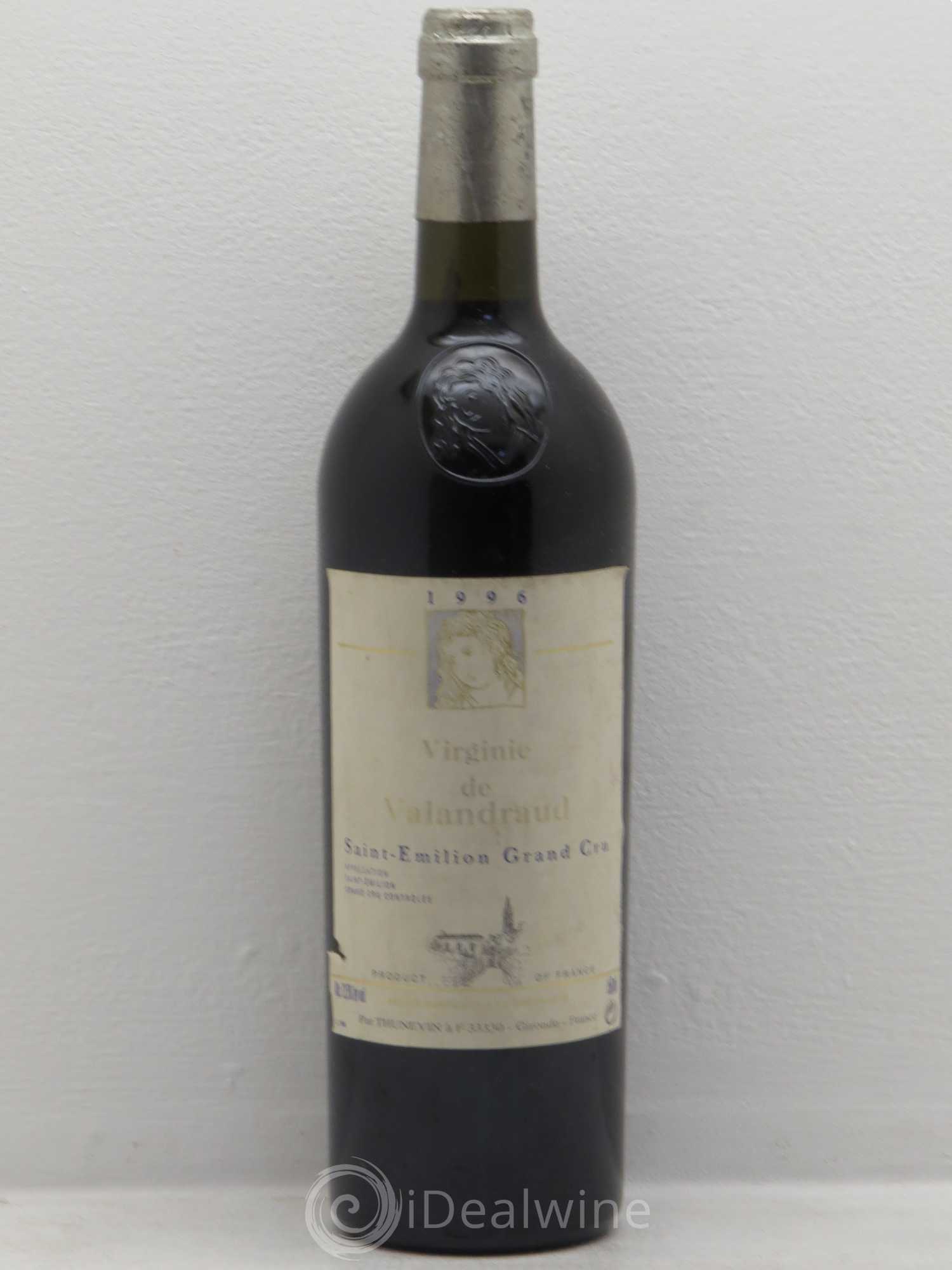 Virginie de Valandraud (sans prix de réserve) 1996 - Lot de 1 bouteille - 0