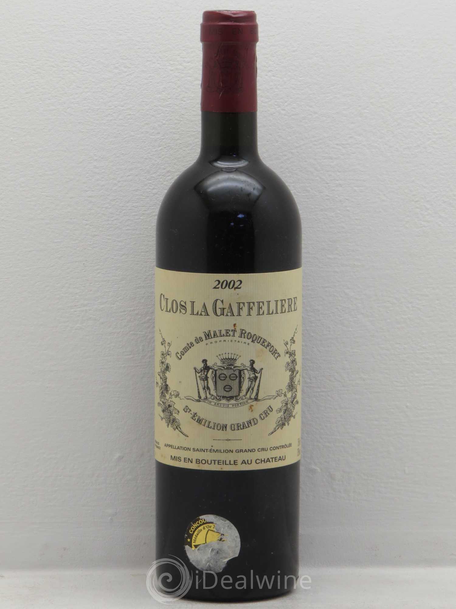 Saint-Émilion Clos la Gaffelière 2002 - Lot de 1 bouteille - 0